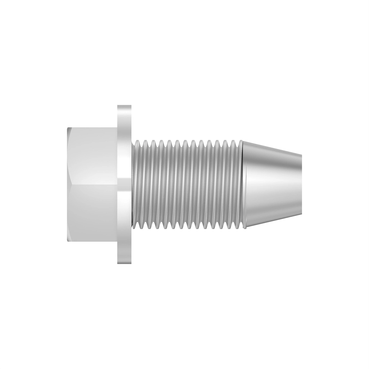 37H43: Parafuso Auto-Atarraxante Flangeado Sextavado, 0.164" X 3/8"