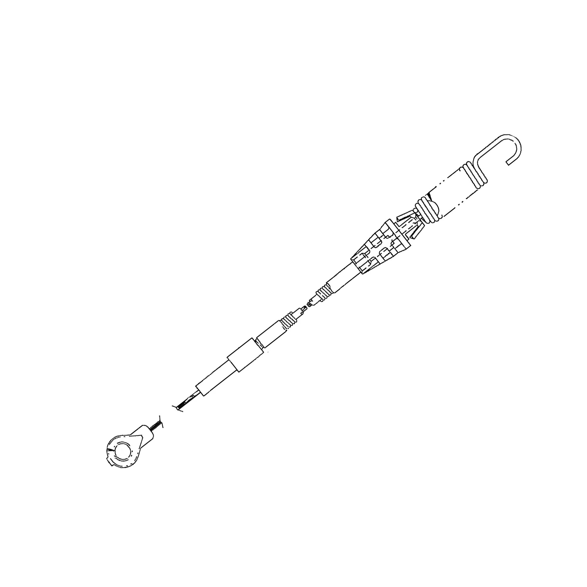 CABLE, TRACTION (3-SPD)  #