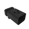 TYCO AMPSEAL16 8W PIN SLD RED PLSTC