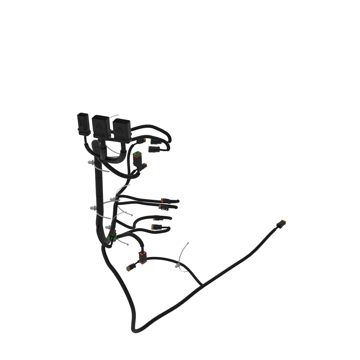 John Deere Hydraulic Valve Wiring Harness - AT399329