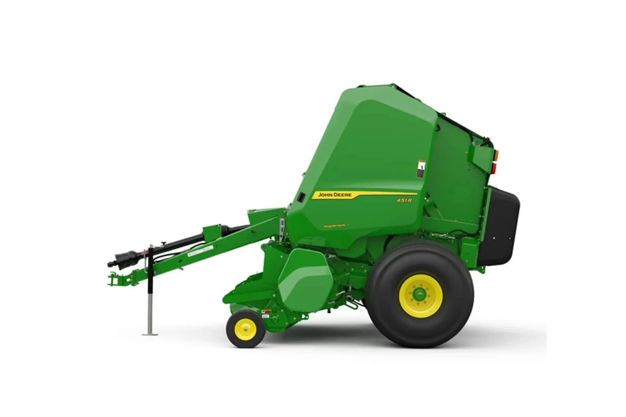 Studio image with a left view of a 451R Round Baler