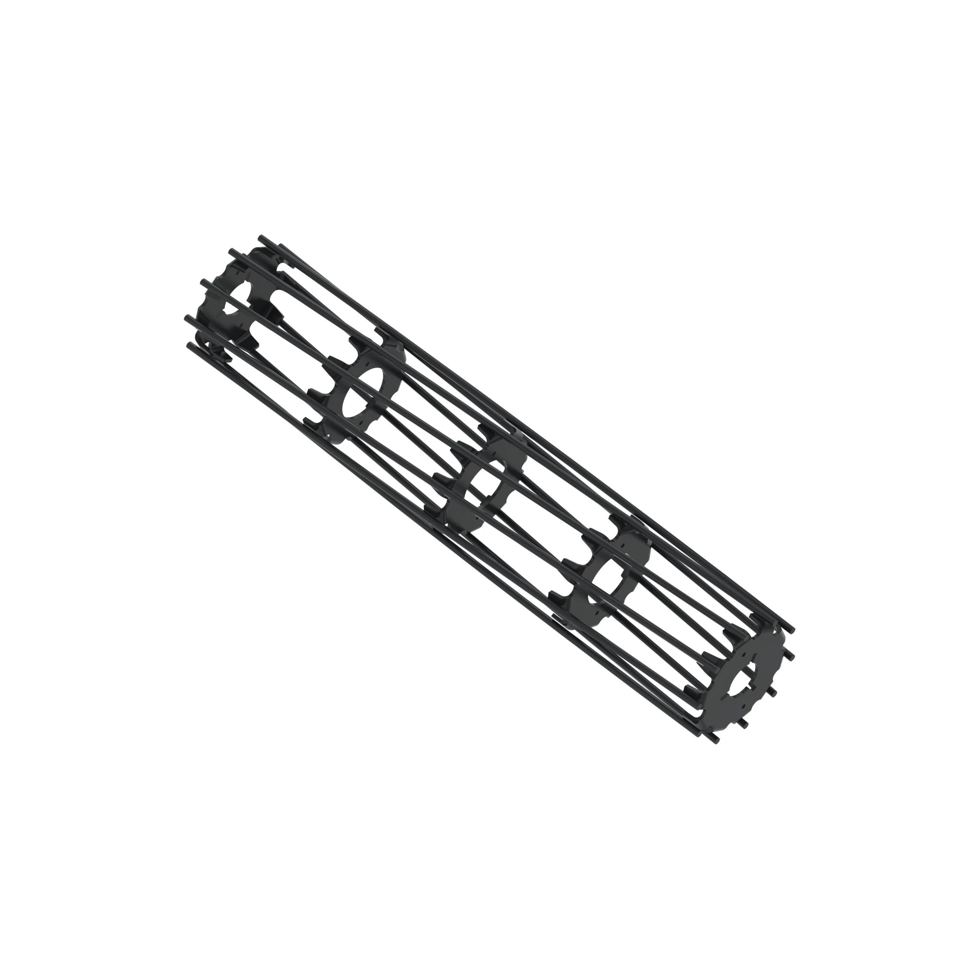ROLLING BASKET, ROUND BAR - 6FT
