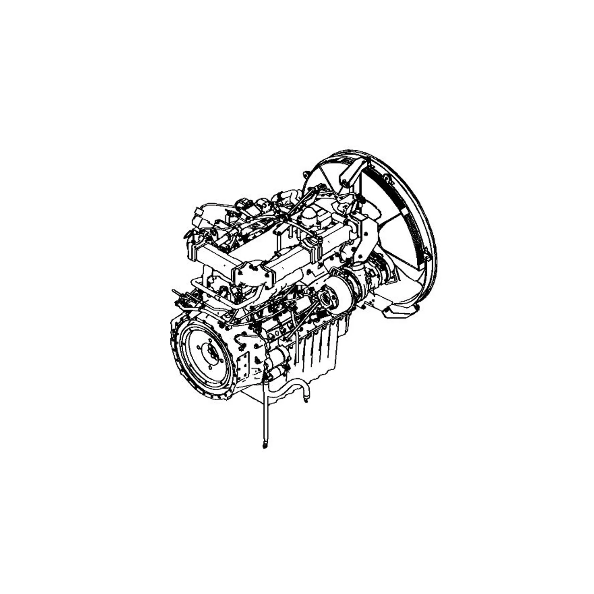 John Deere Diesel Engine, 7.8 Liter - 6HK1XASA11A