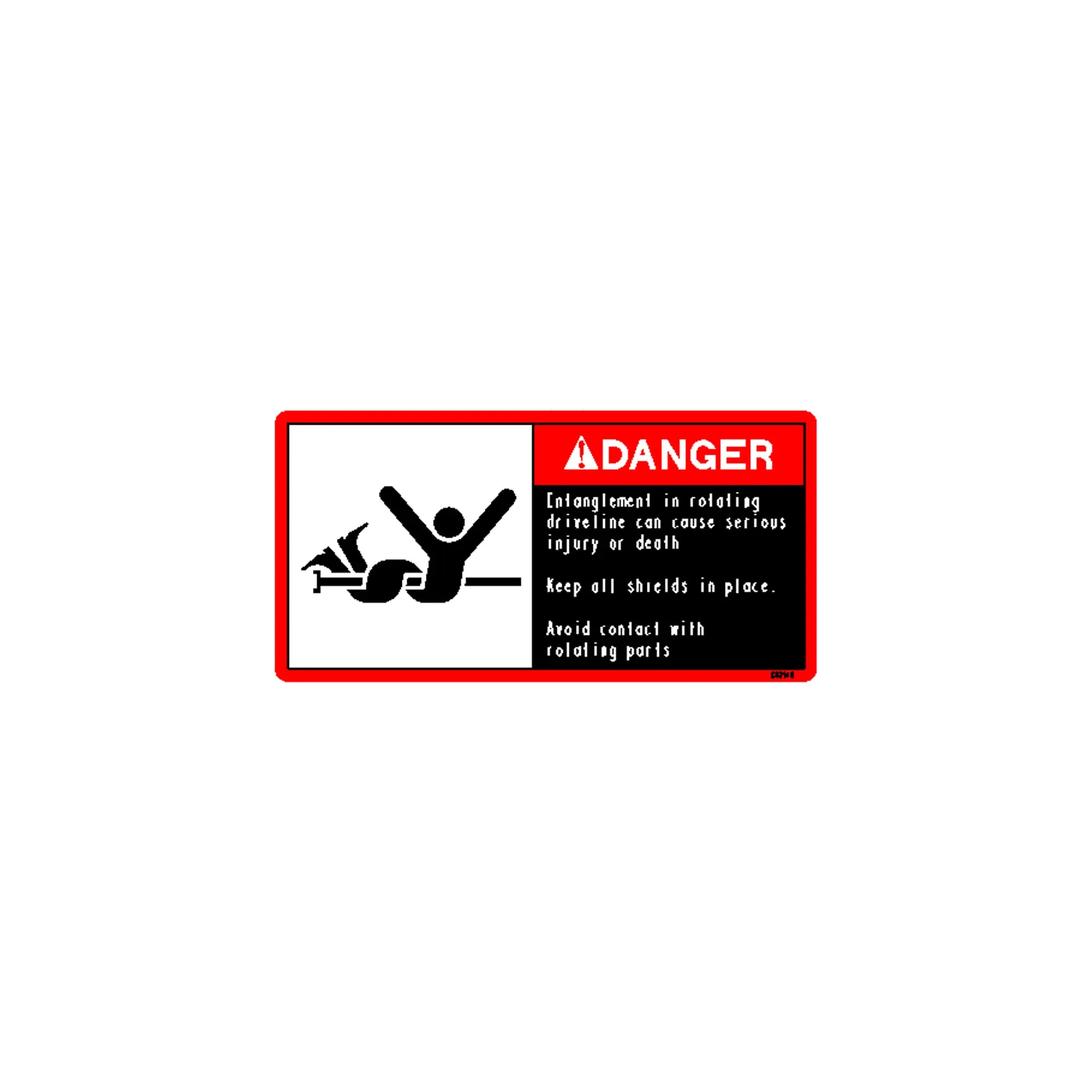 John Deere Safety Sign - E82514