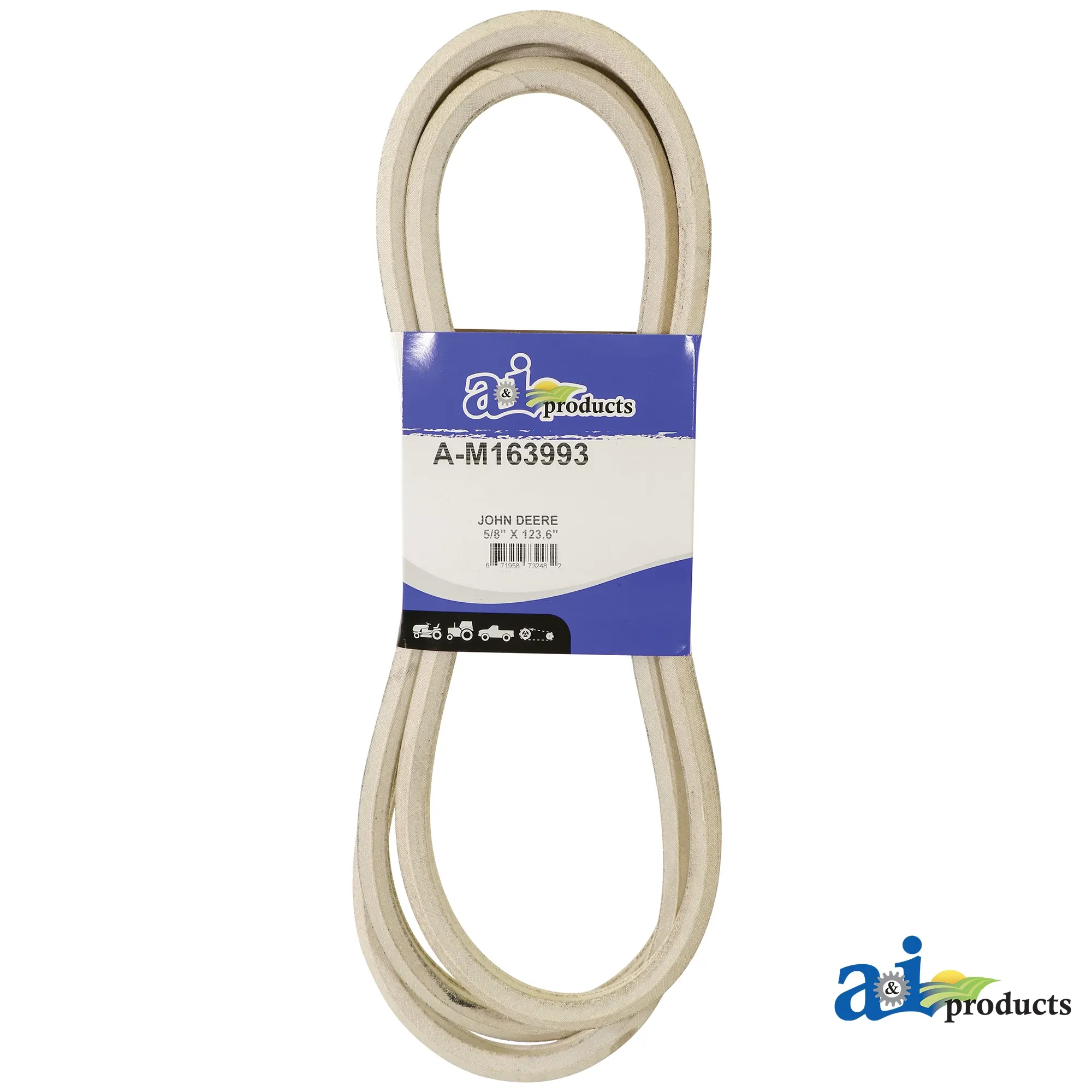 A&I Products HBB Section Mower Drive V-Belt, Effective Length 3110 mm (122.4 inch) - A-M163993