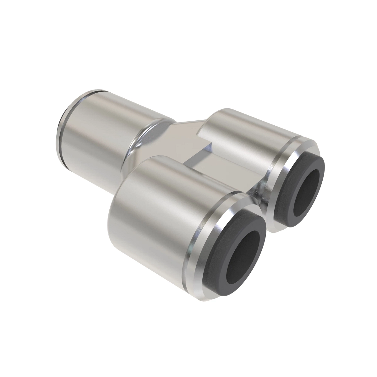 Fitting - 3/8" Tube Union, "Y" (Qc)