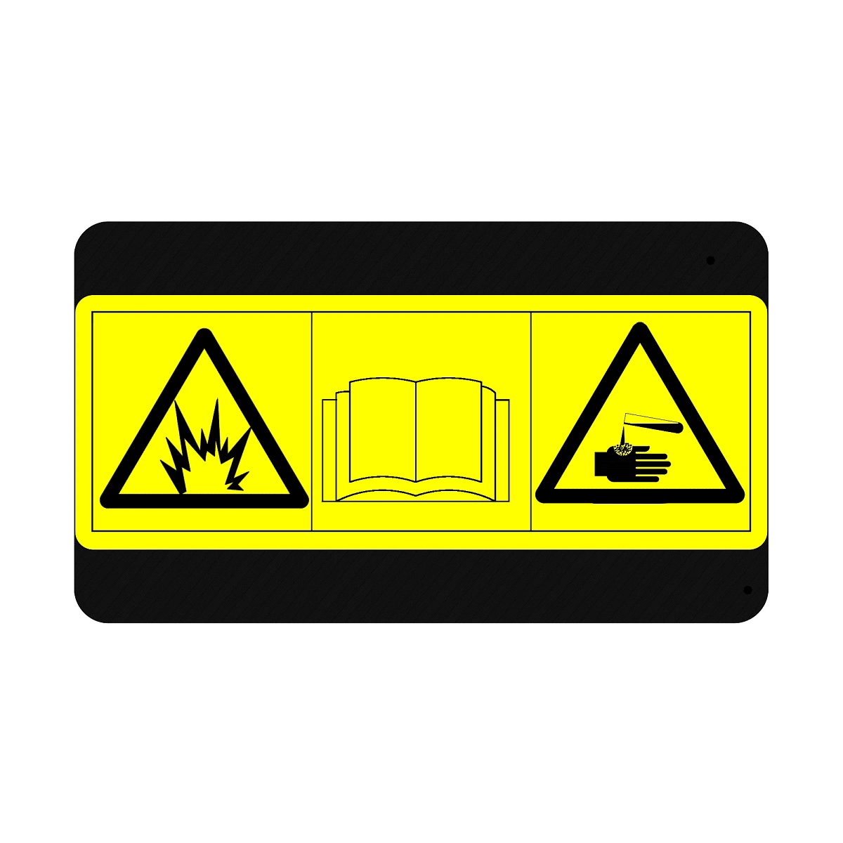 Label, Danger (Battery) (Export)