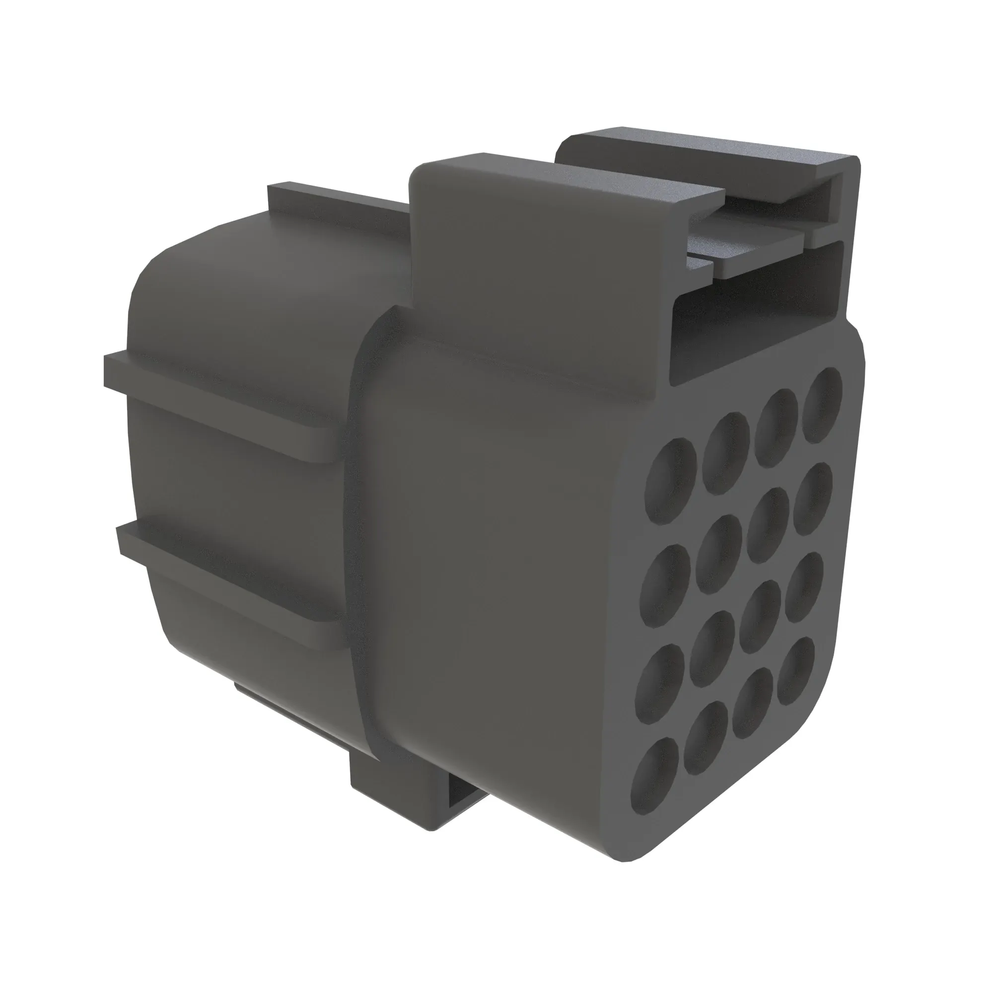 John Deere Black External Electrical Connector Housing - 57M10515