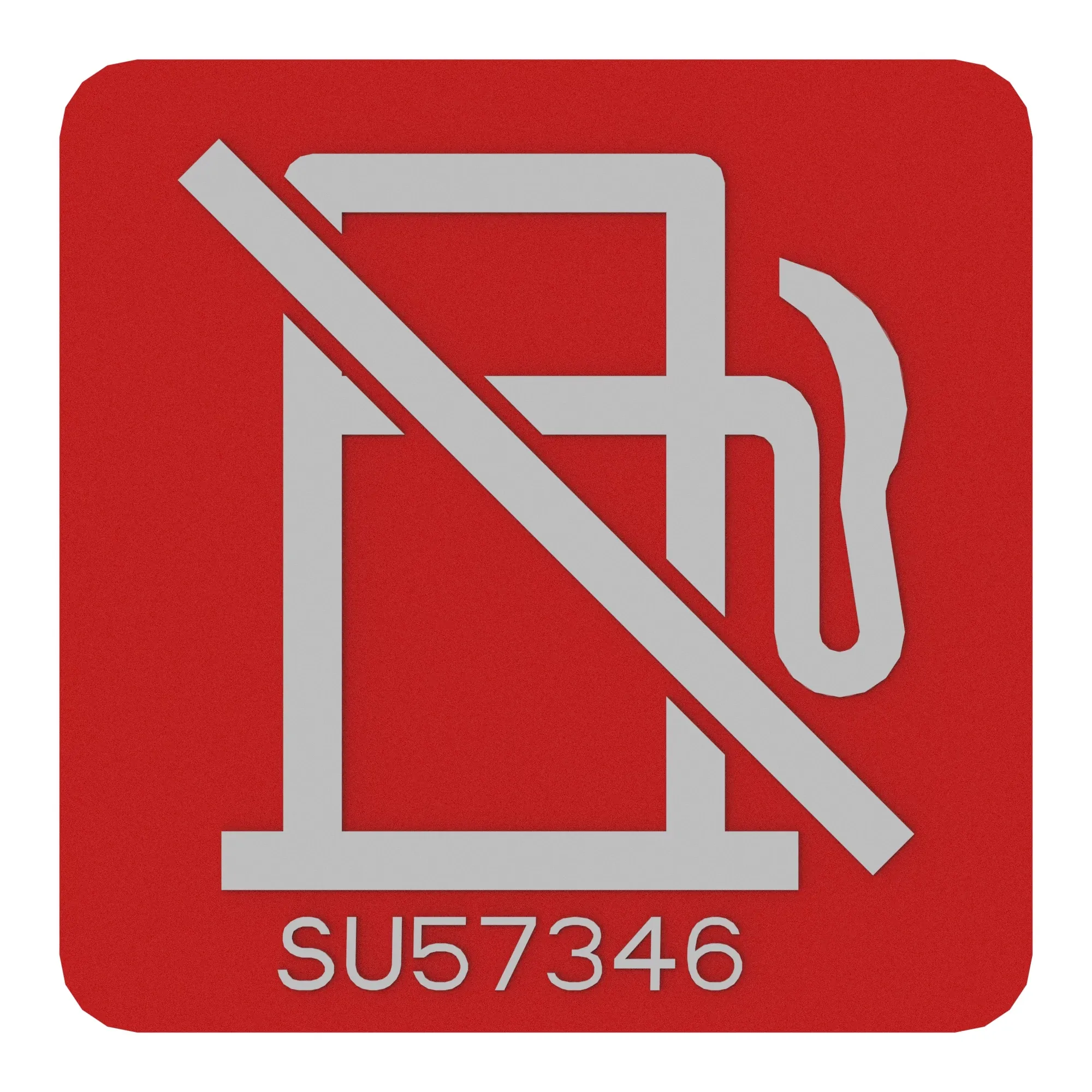 John Deere Shutoff Label - SU57346
