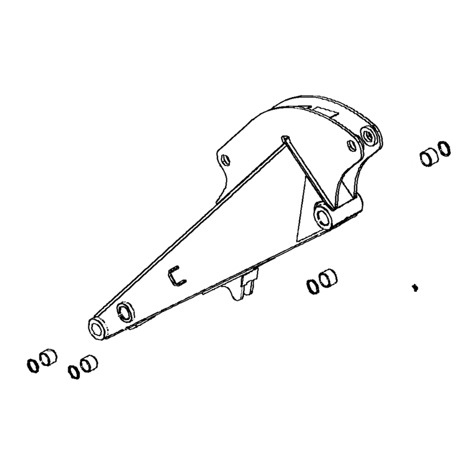 John Deere Long Arm, 1.69 Meter - FYD60001366H