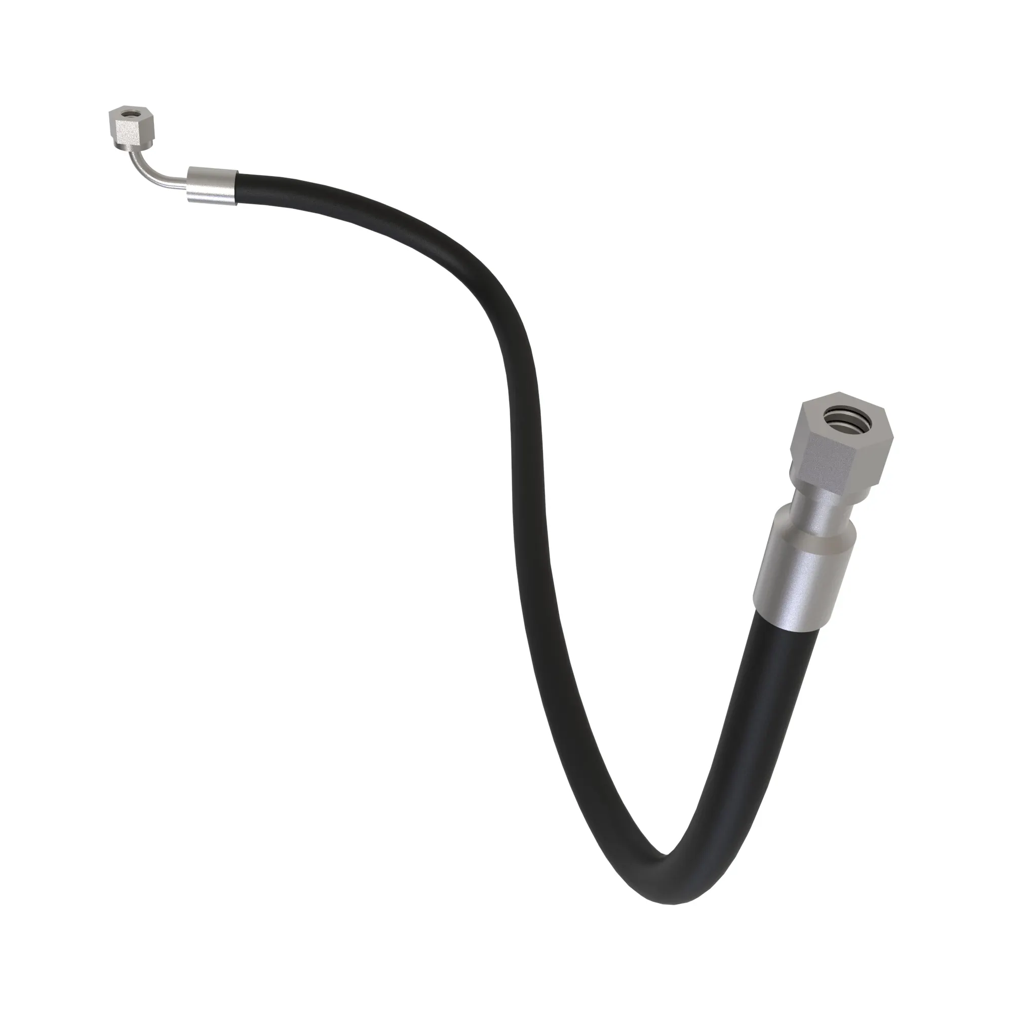 John Deere Reinforced with Metal Rubber Hydraulic Hose - F046745