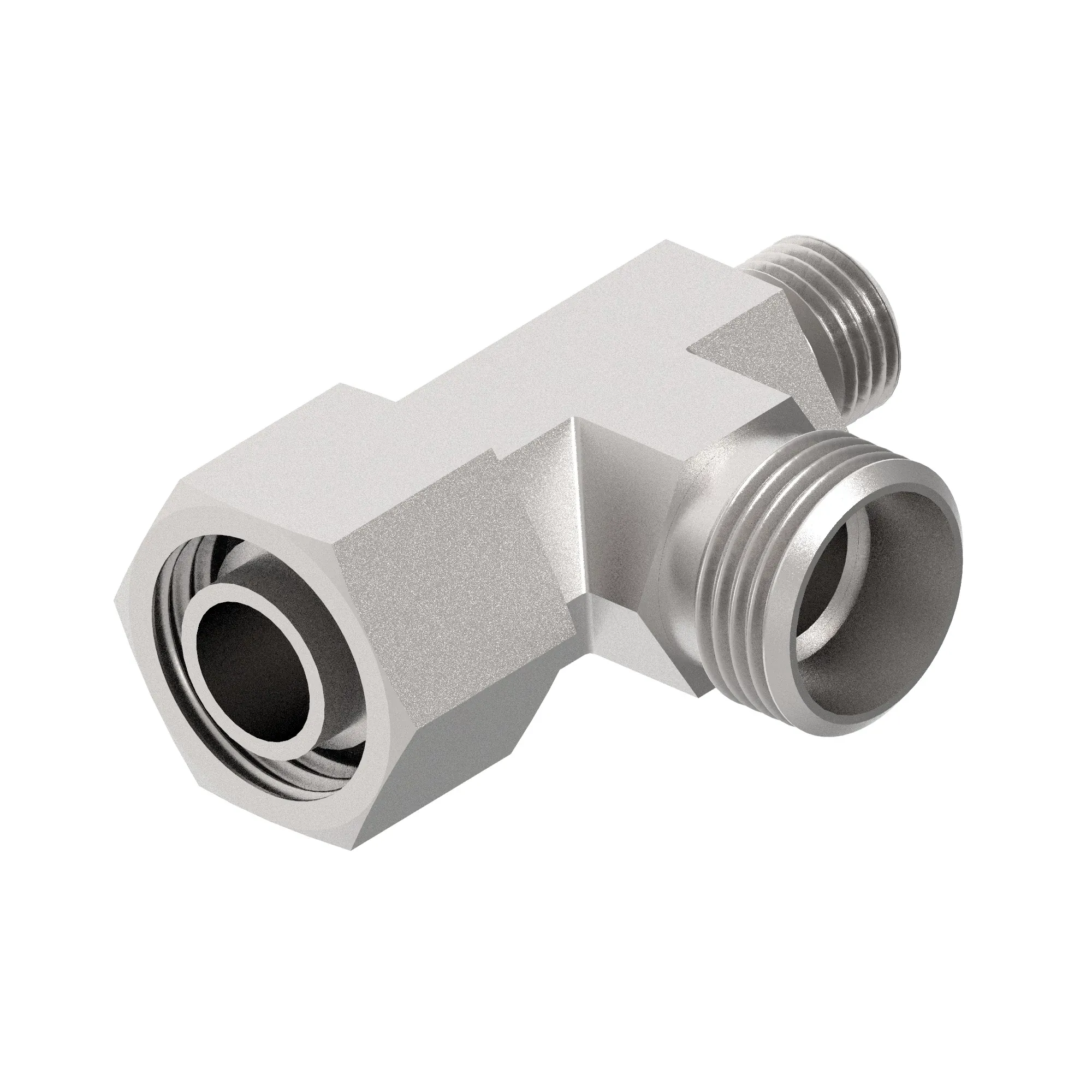 John Deere 24° D-Cone Swivel Run Tee Fitting - AL150734