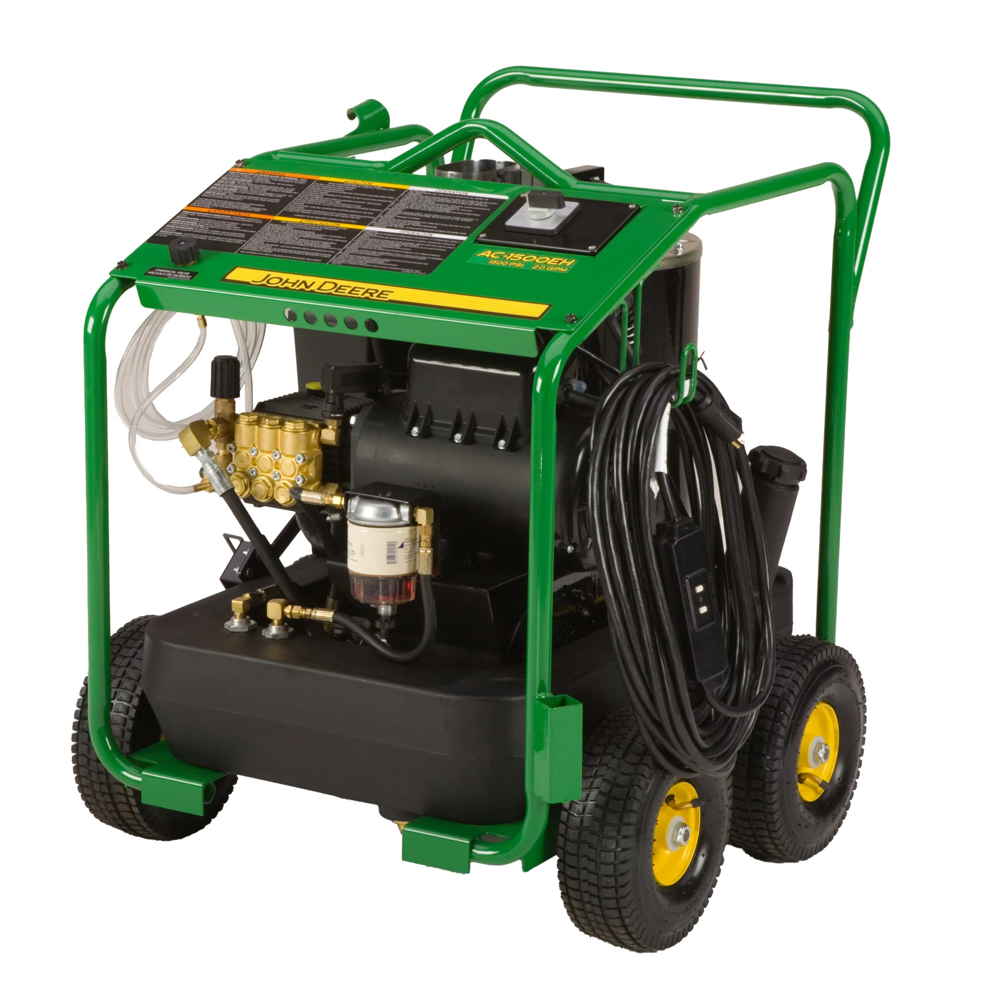 John Deere Electric Powered, Hot Water Pressure Washer, 1500 PSI - AC-1500EH