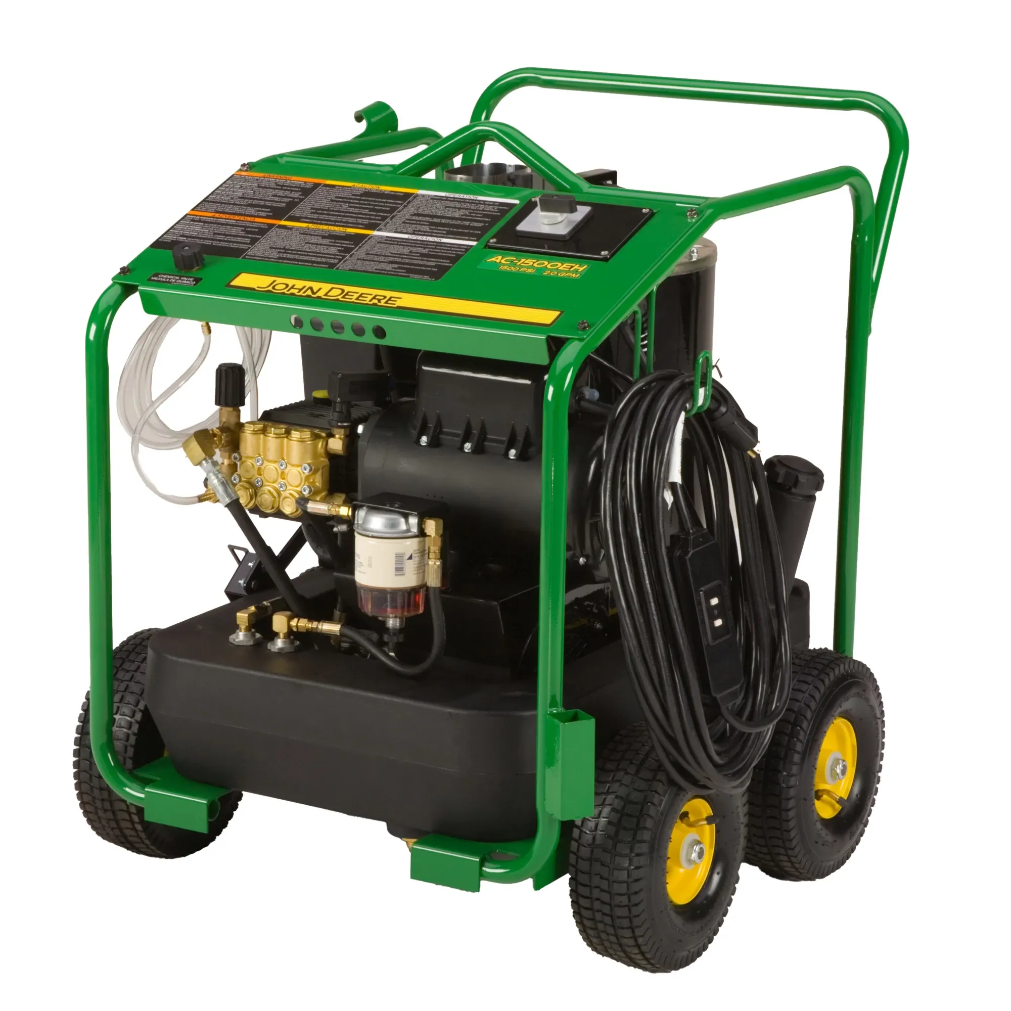 John Deere Electric Powered, Hot Water Pressure Washer, 1500 PSI - AC-1500EH