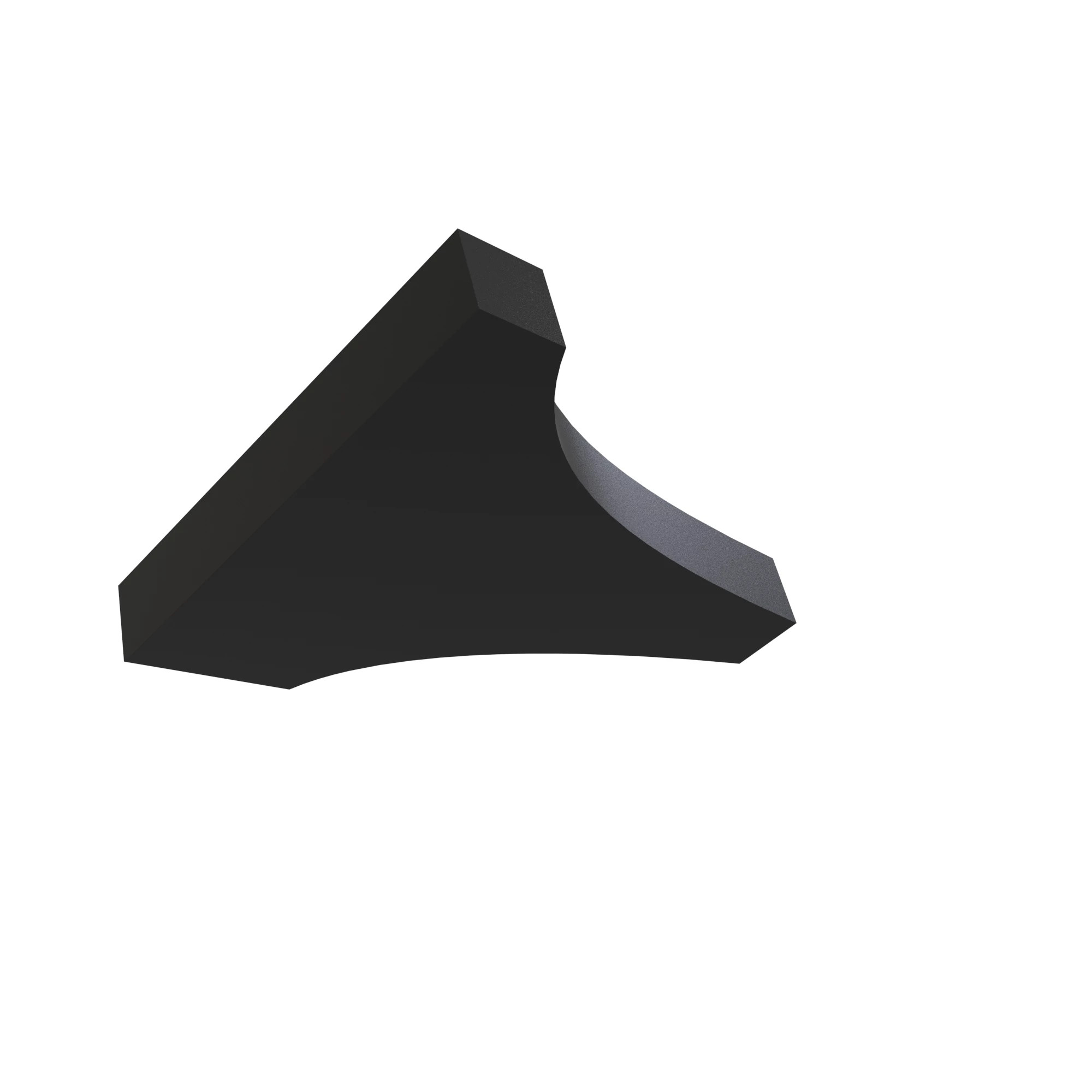 John Deere Roof Duct Corner Seal, Light - SU46978