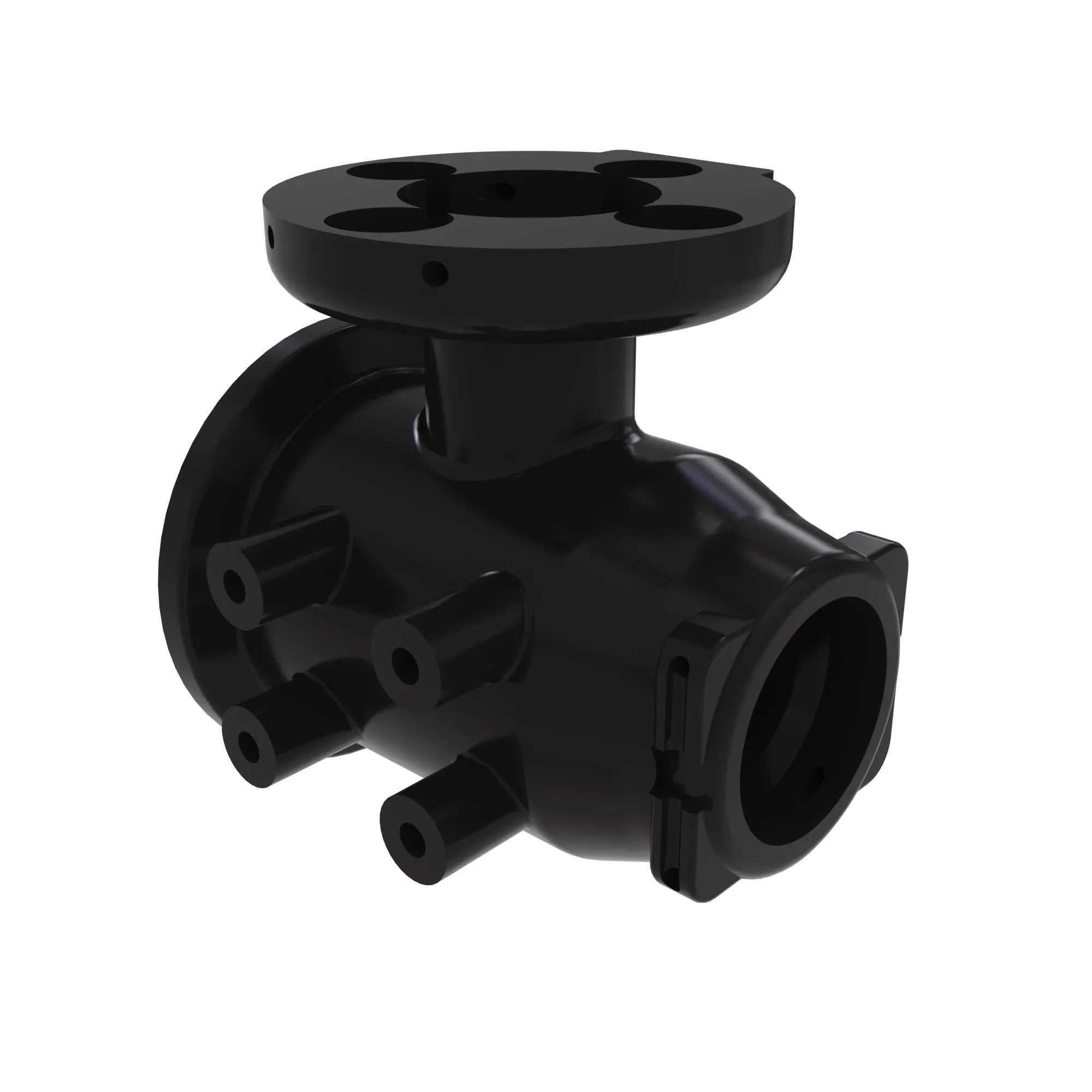 VALVE BODY, FLANGE X QC
WITH THREADED INSERTS