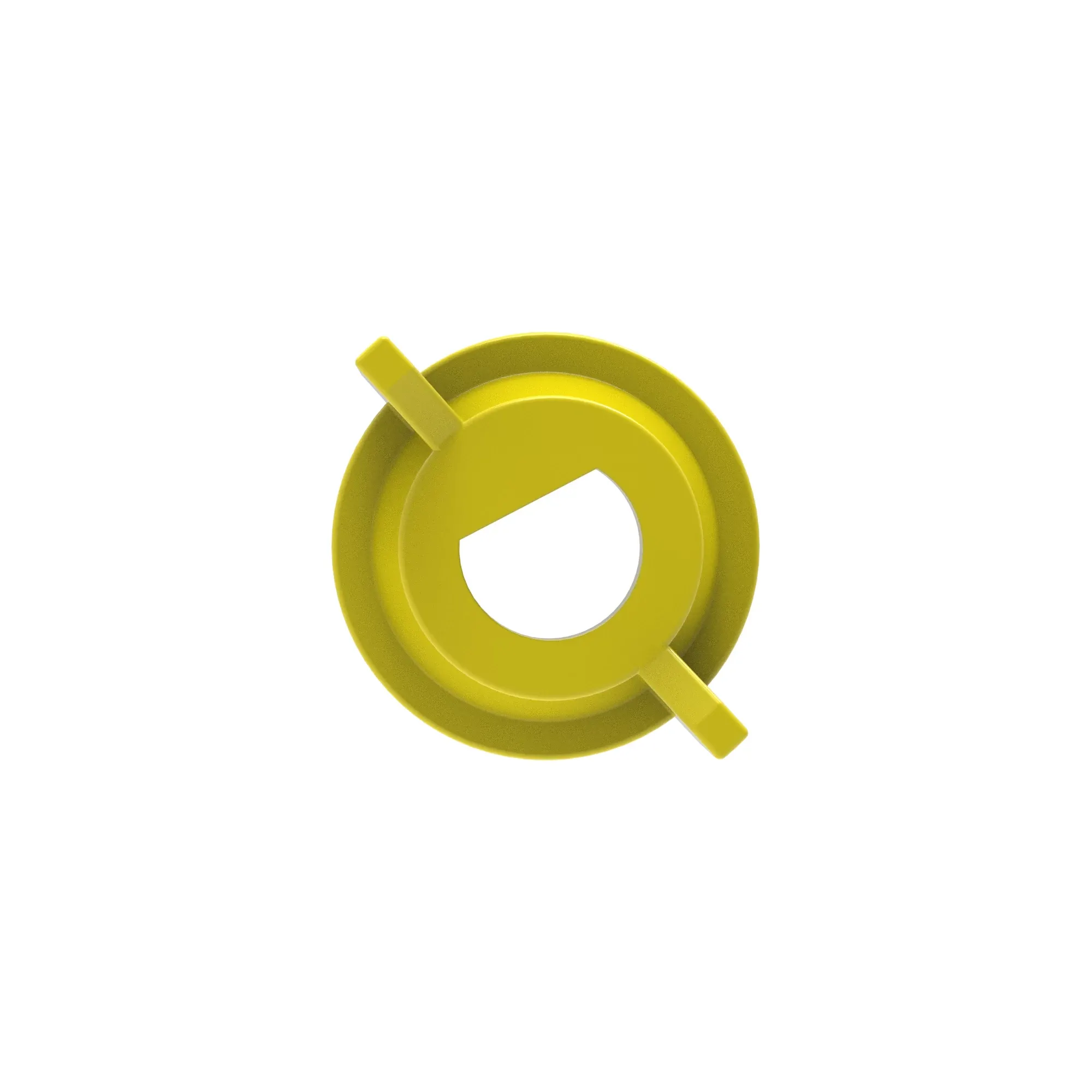 CAP, TEEJET FLAT GROOVE YELLOW