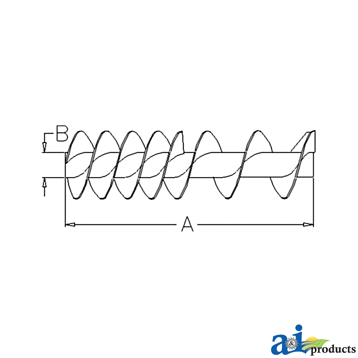 A&I Products Regular Vertical Unloading Auger - A-AH171550