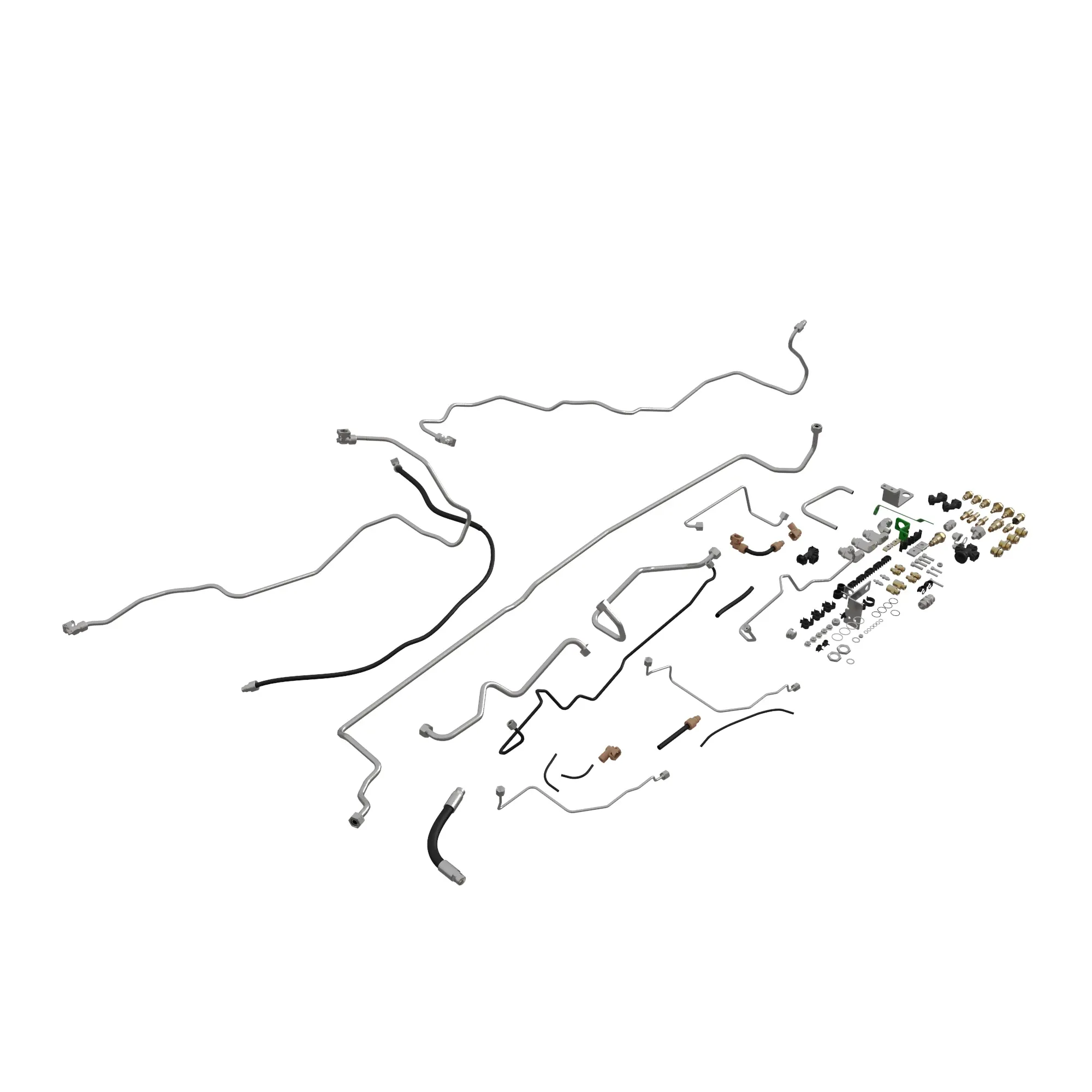 BL16620; Brake Line; Brake Line for Supply and Bleeding plus Bracket; MHM1894; 8751