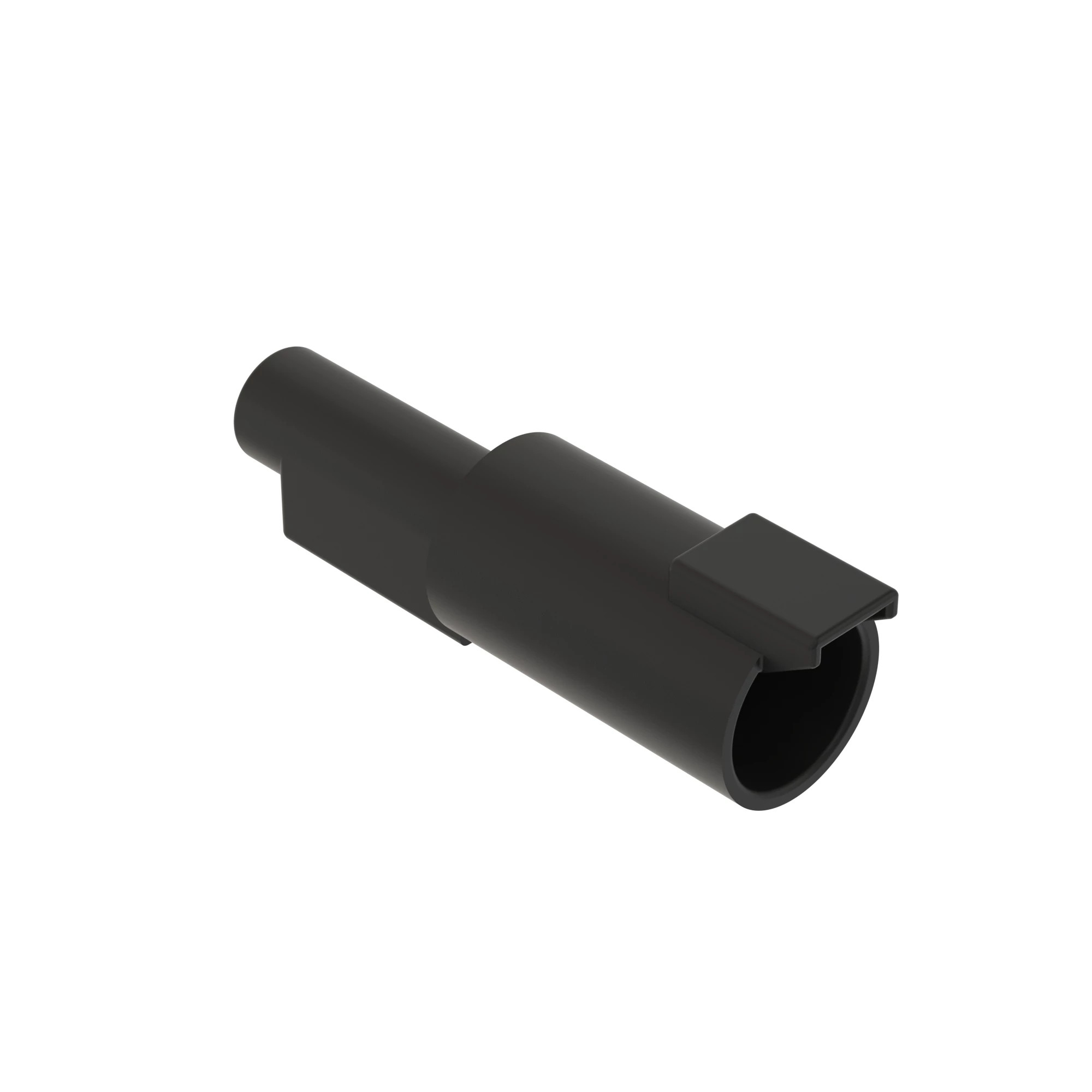 CONN DEUTSCH DTHD 1W FS BLK PLSTC