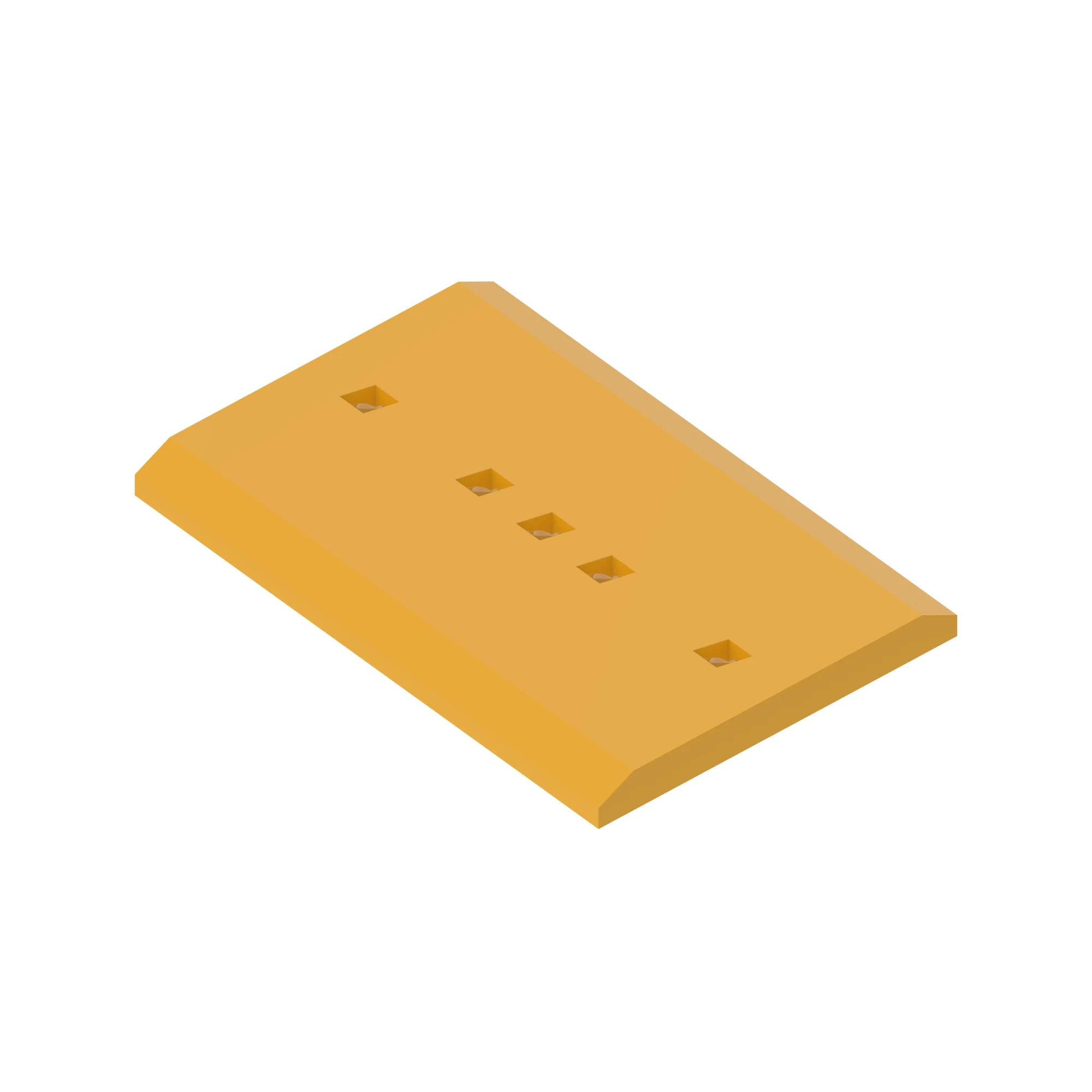 John Deere DURA-MAX™ Outer Left Segment Cutting Edge, 24.84 inch (630.86 mm) Long - T230660