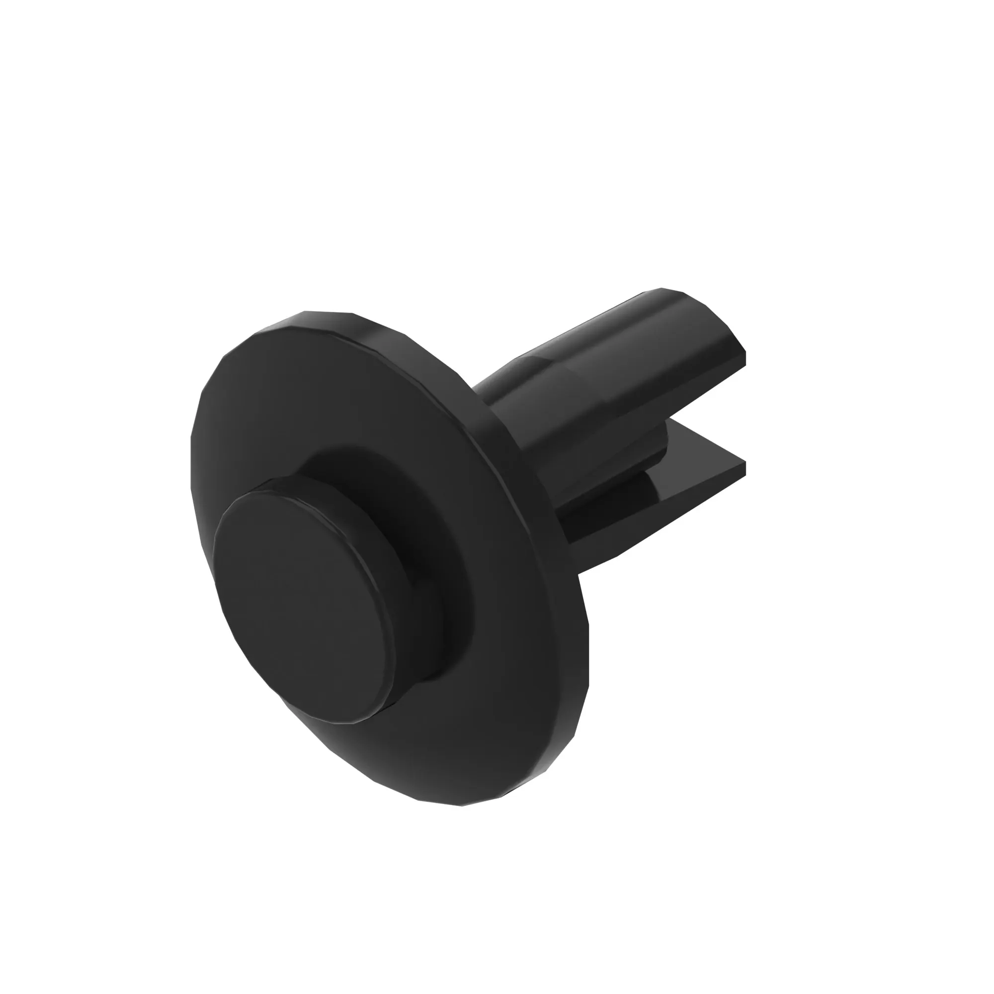 RIVET, PLASTIC, BLACK