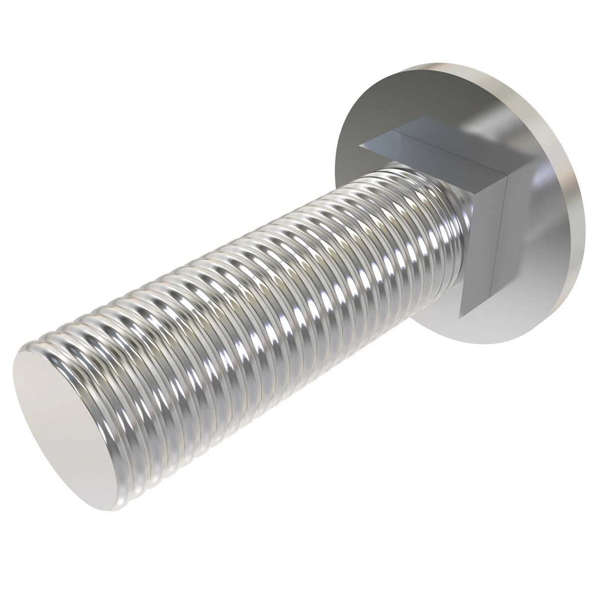 Bolt, Rd HD Sq Short Neck, Metric