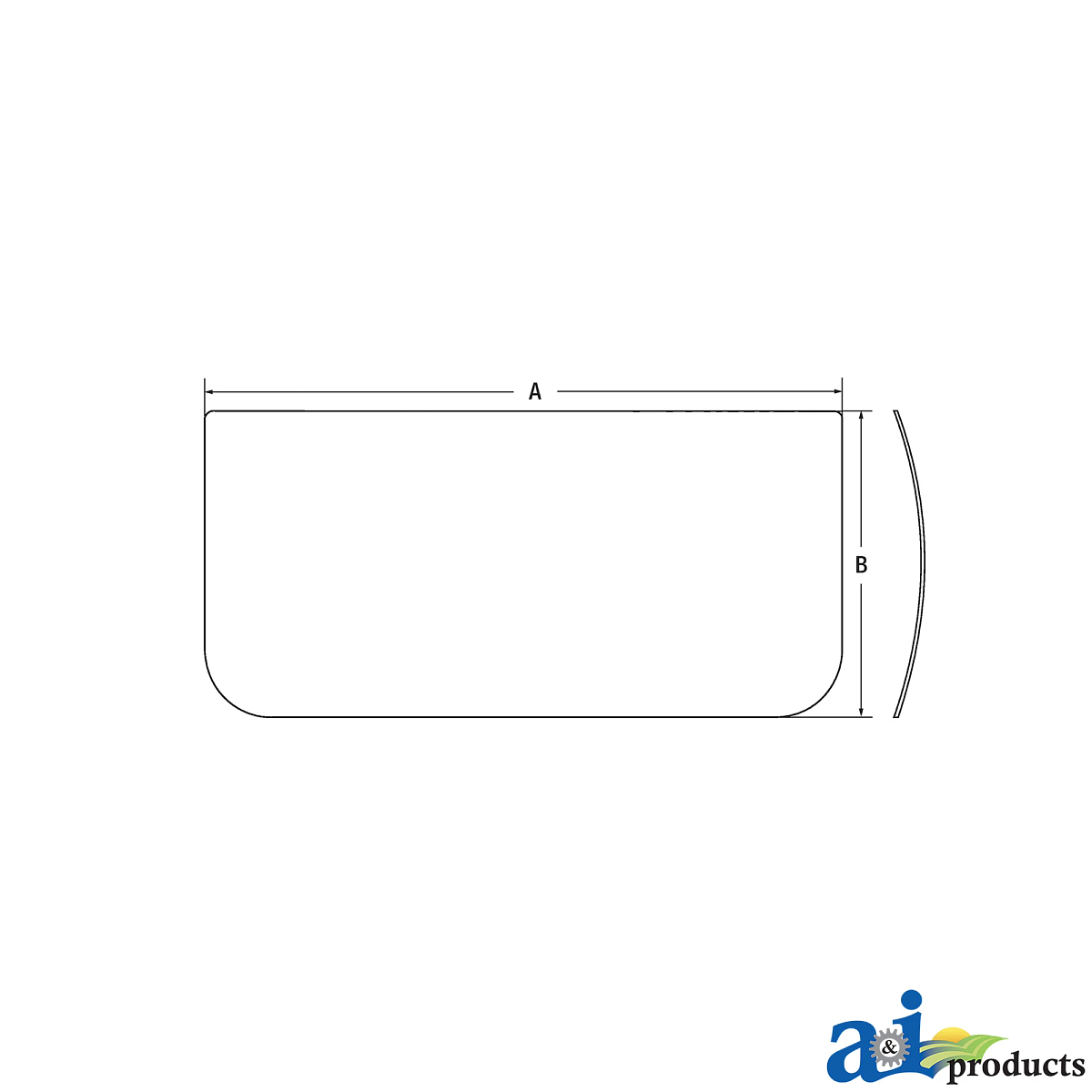 A&I Products Lower Windowpane - A-4602563R