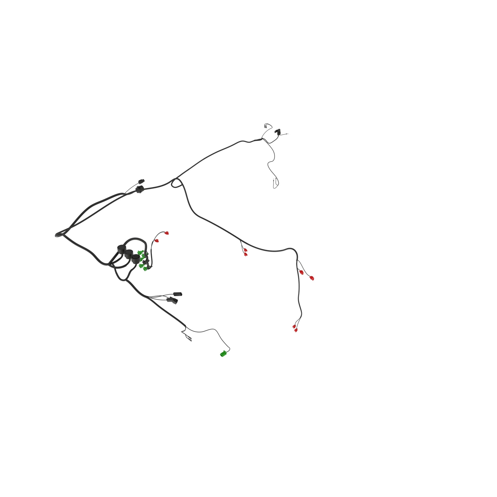 John Deere Frame Wiring Harness - F390086