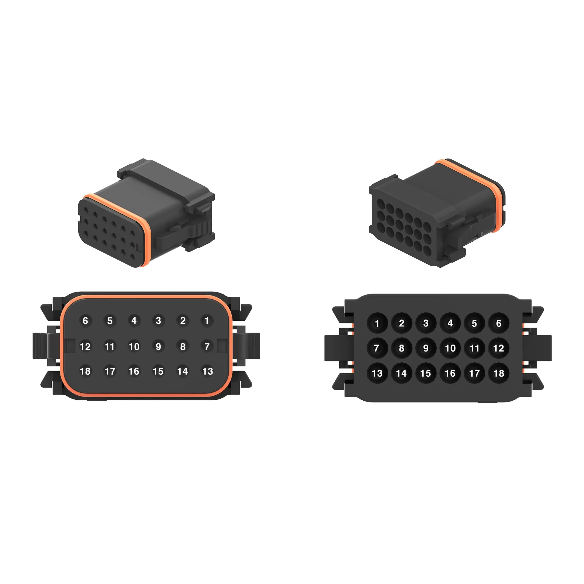 John Deere Elec. Connector Housing - 57M14867