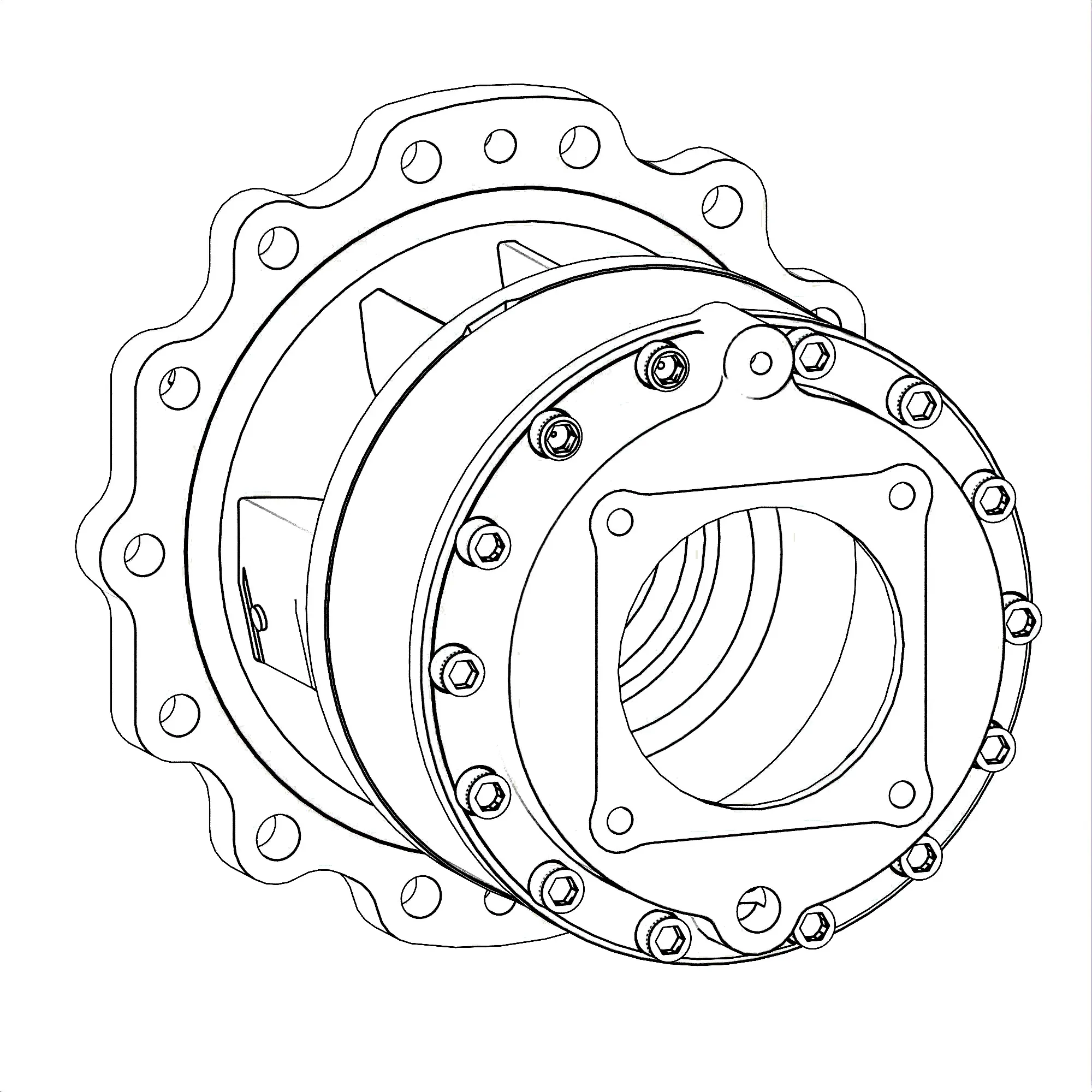 GEARBOX, 20.04/1 RATIO KAWASAKI GEA