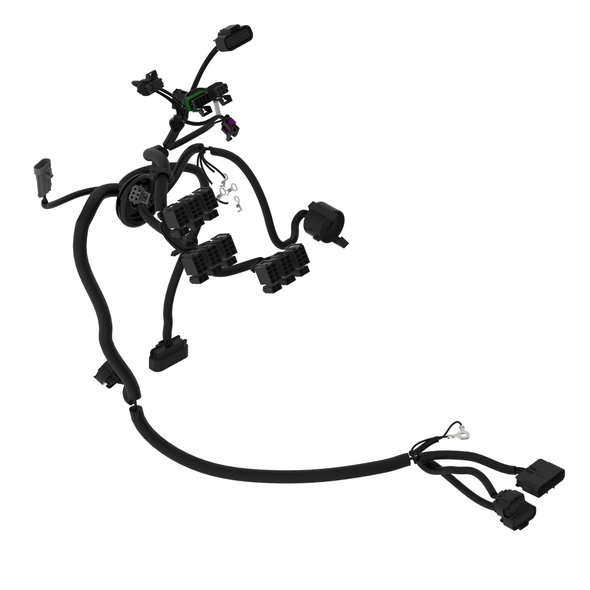 CAB WIRING HARNESS, PTE, FRONT CONT