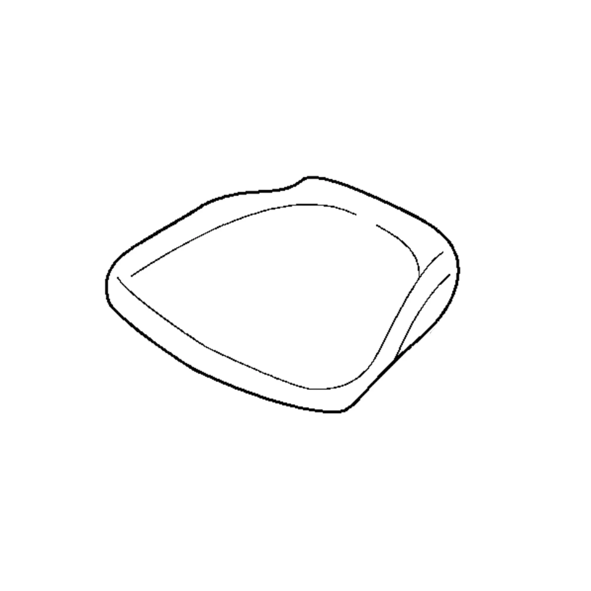 John Deere Seat Fabric Cushion - AL117309