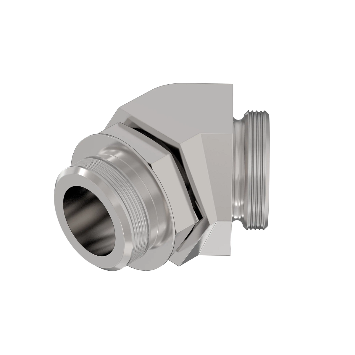 45 Deg Straight Thread, O-Ring FSF
