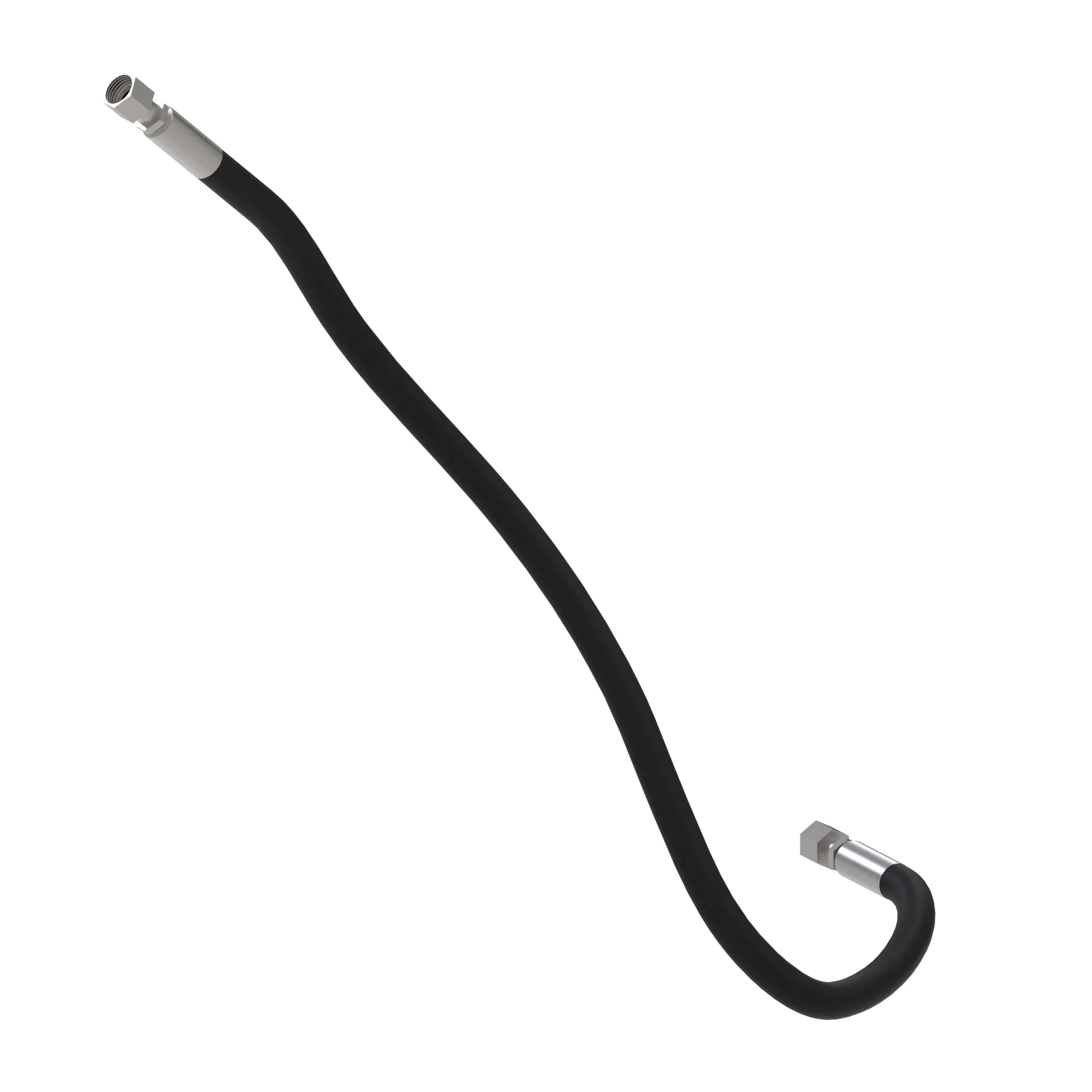 John Deere Reinforced with Metal Rubber Hydraulic Hose - AT372016