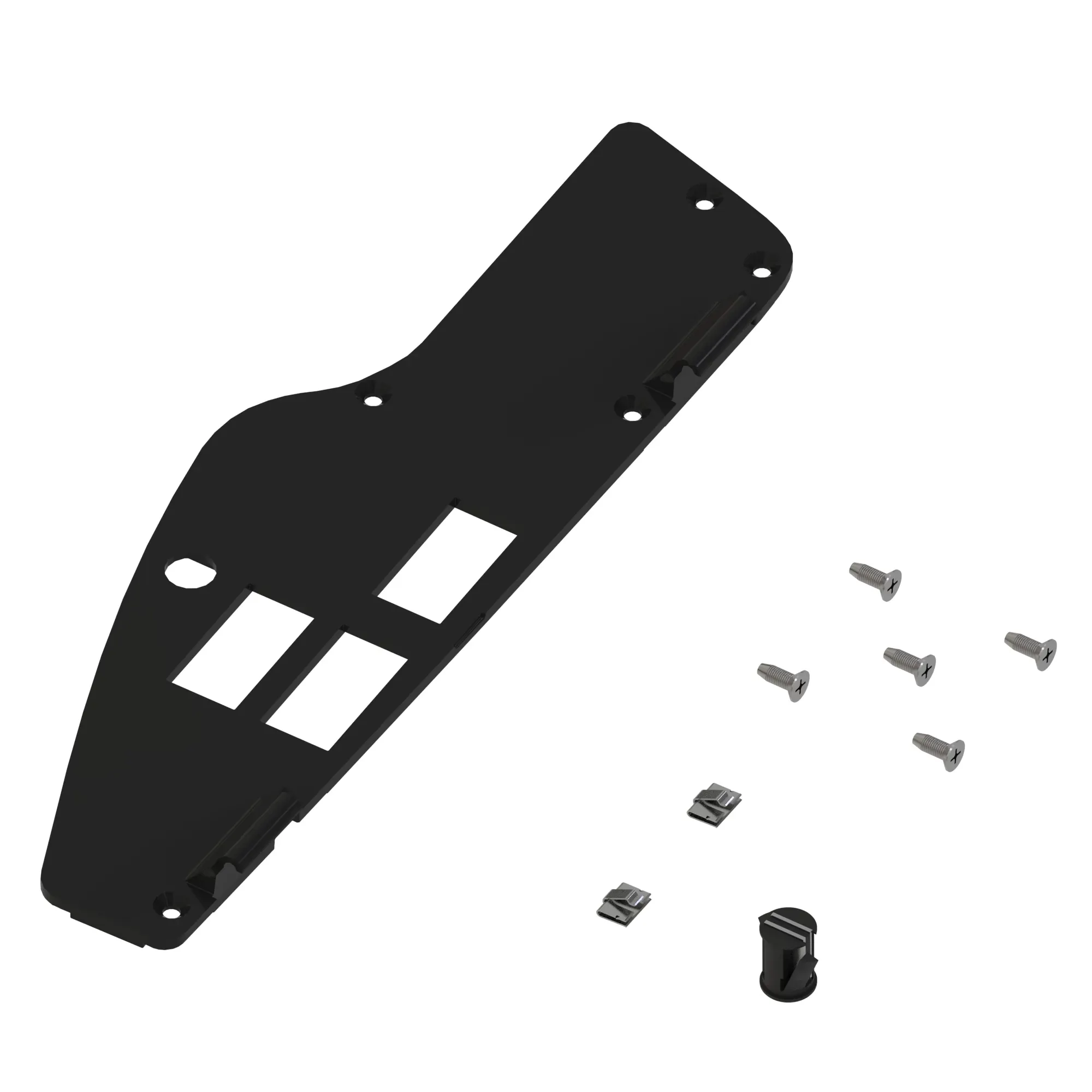 John Deere Premium Armrest Switch Bezel Kit, Left Side - RE596832