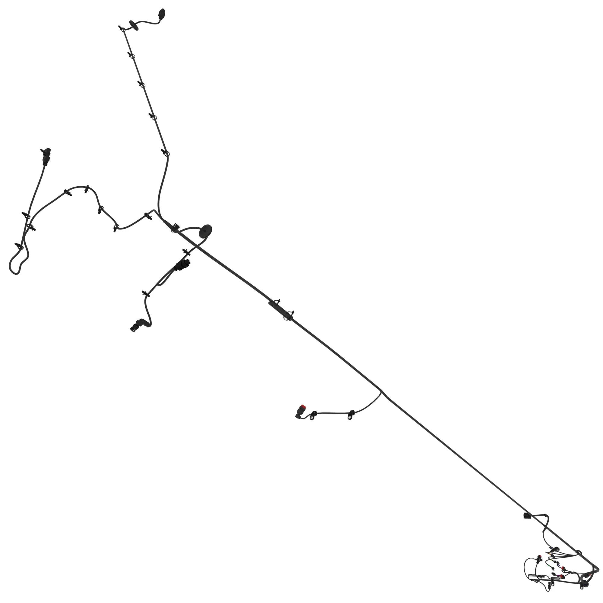 John Deere Wing Wiring Harness, Left Side - AXE81125