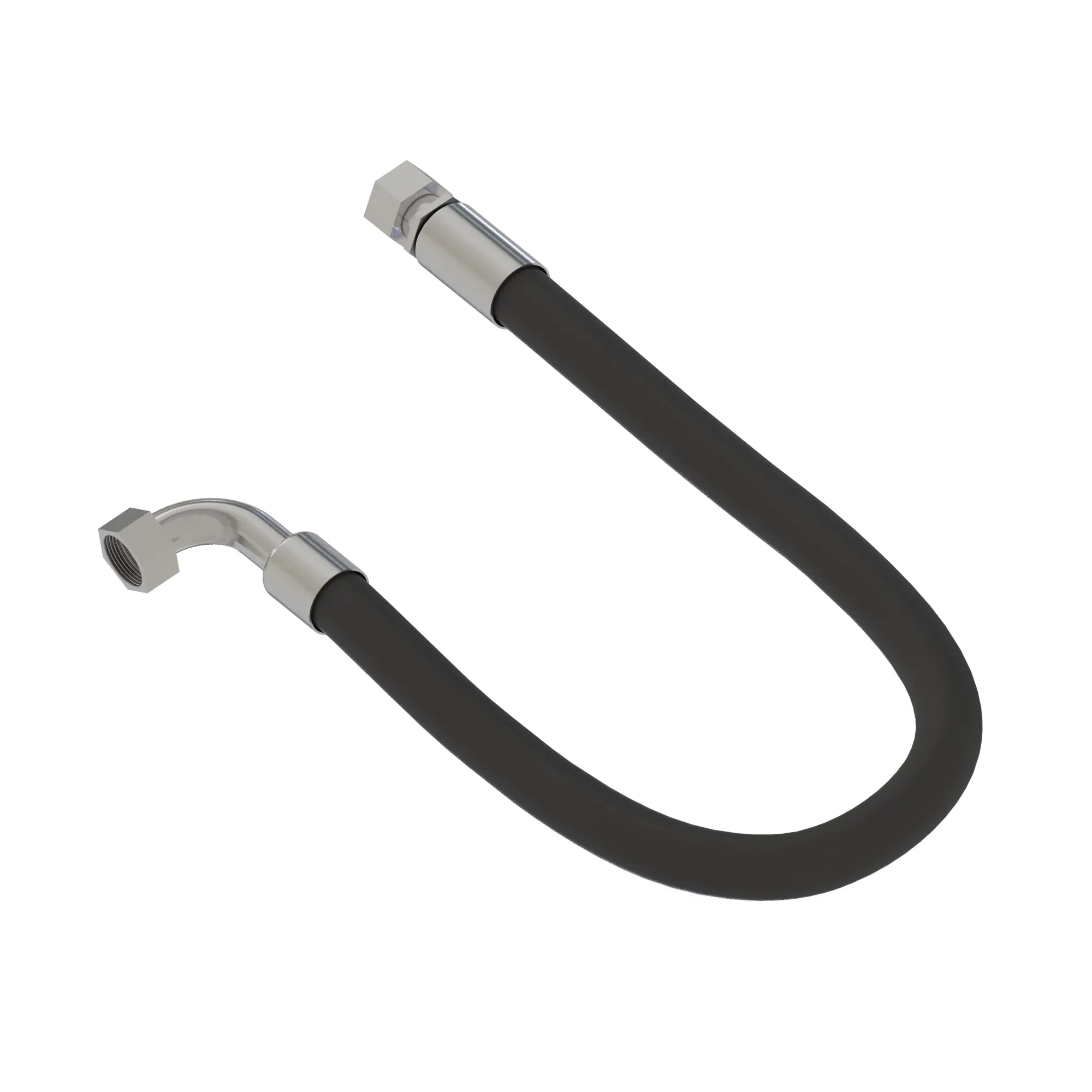 John Deere Oil Cooler Inlet Fabricated Hydraulic Hose - AN279123