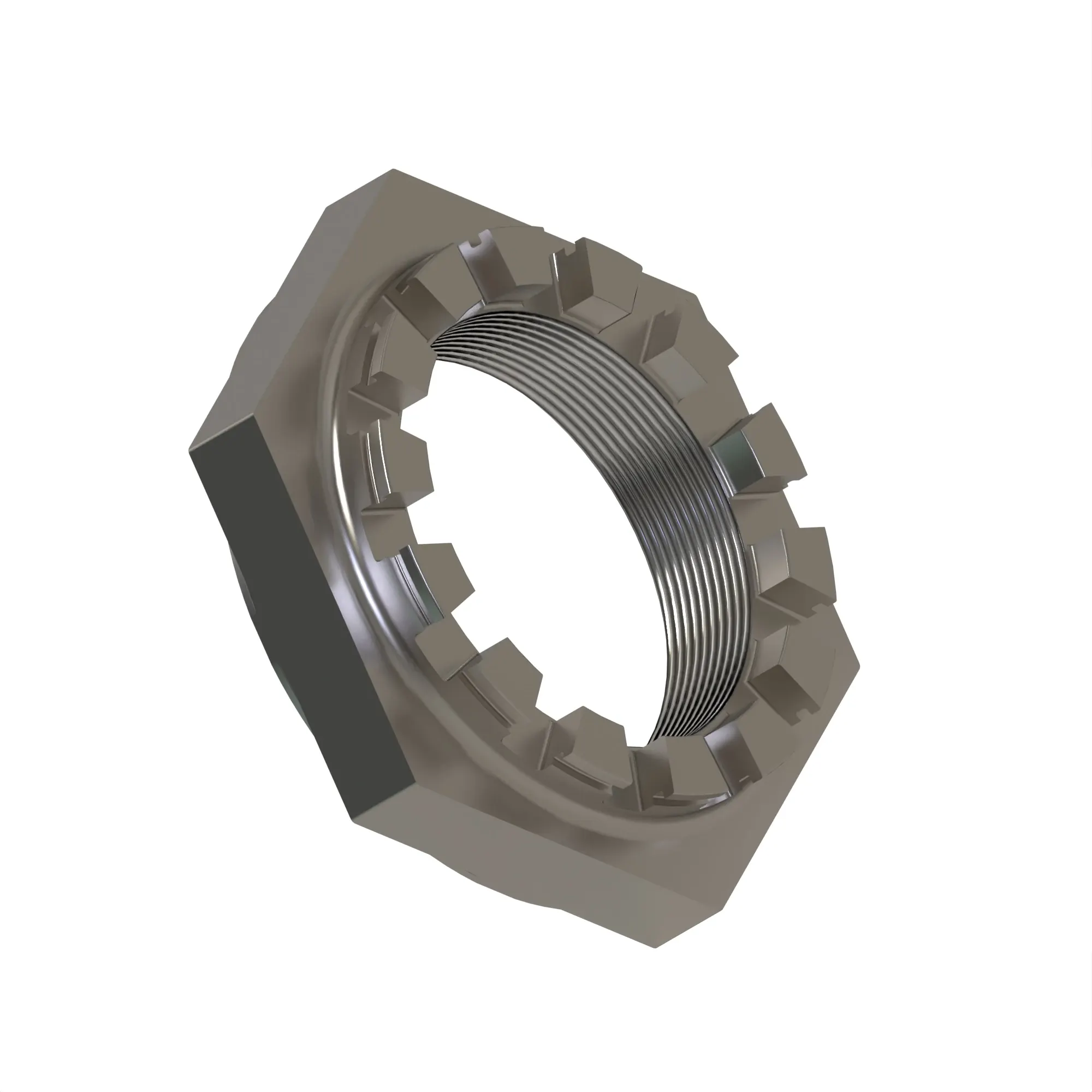 John Deere Hexagonal Slotted Nut, M75 - CE34894