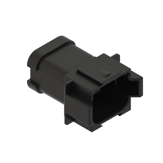 John Deere Gray External Electrical Connector Housing, 8 Cavities - 57M13646