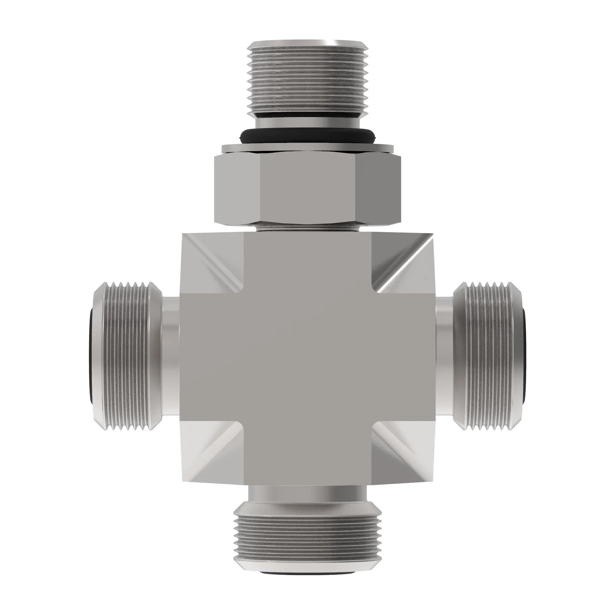 ST THD CROSS,S-RING FSF,W/MET HEX