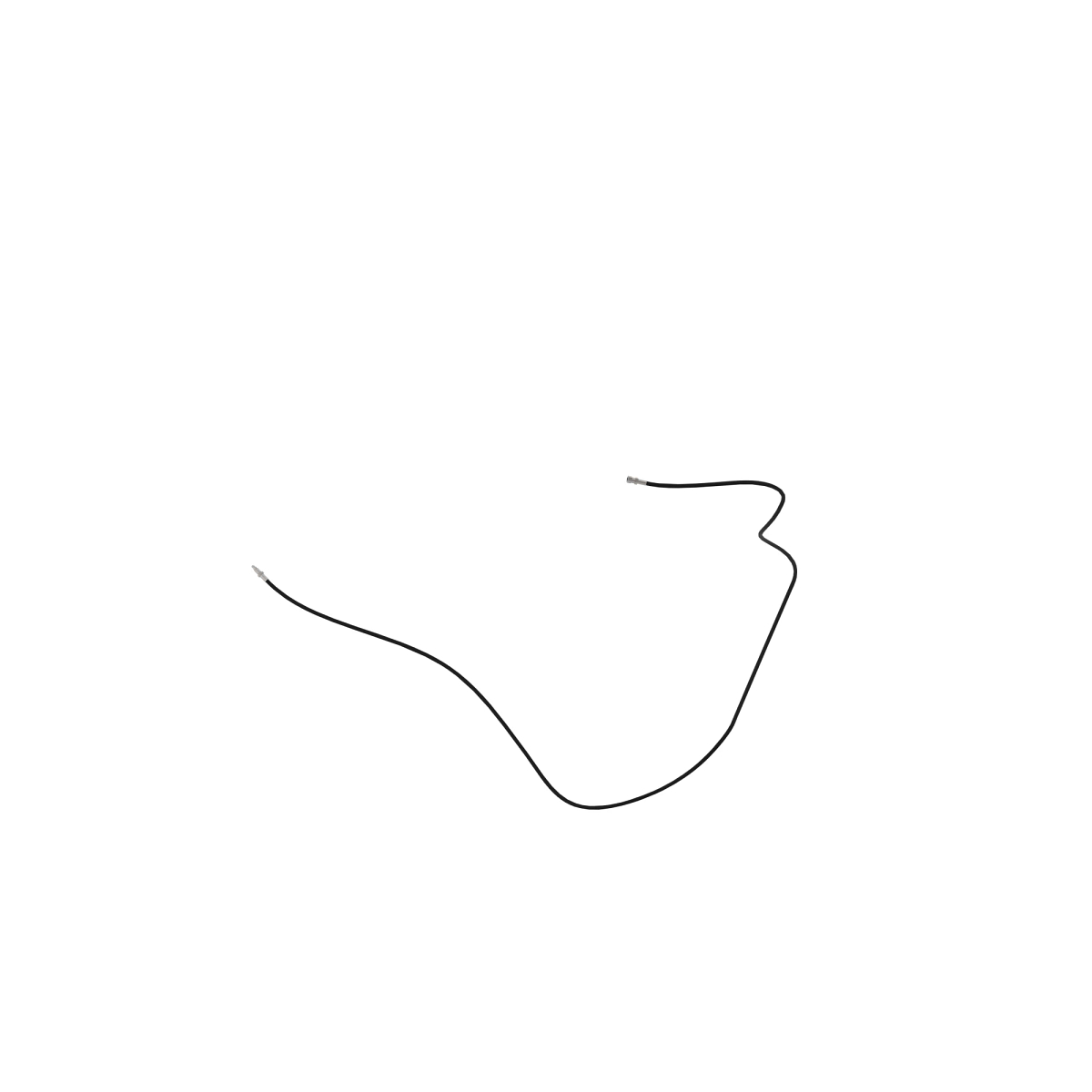 John Deere Hydraulic Hose - AT454017