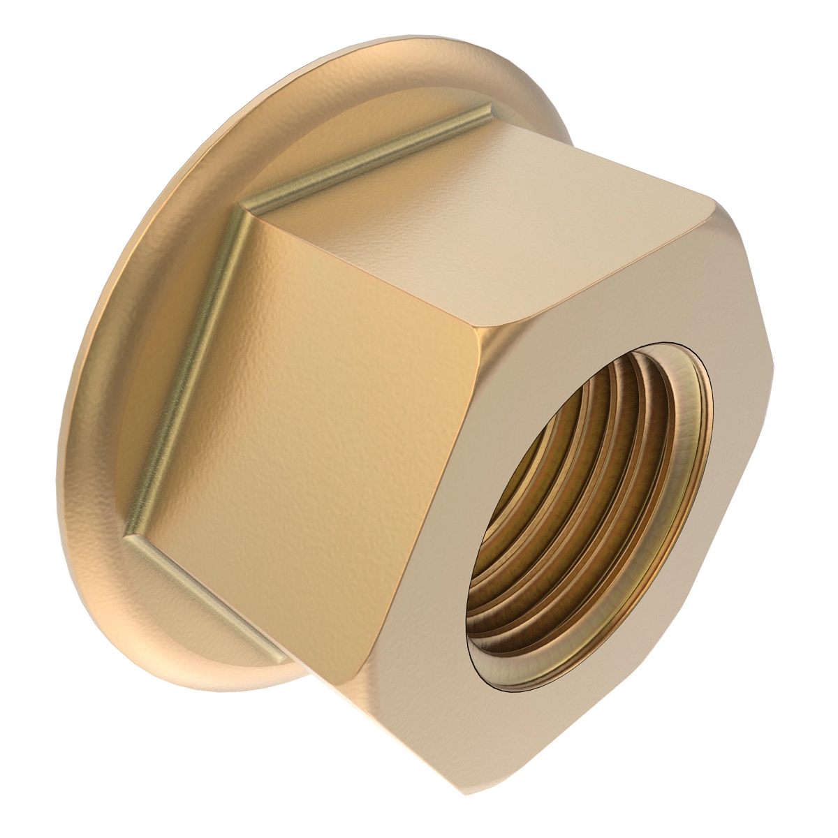 John Deere Hexagonal Lock Nut, 12.7 mm (1/2") - E62934