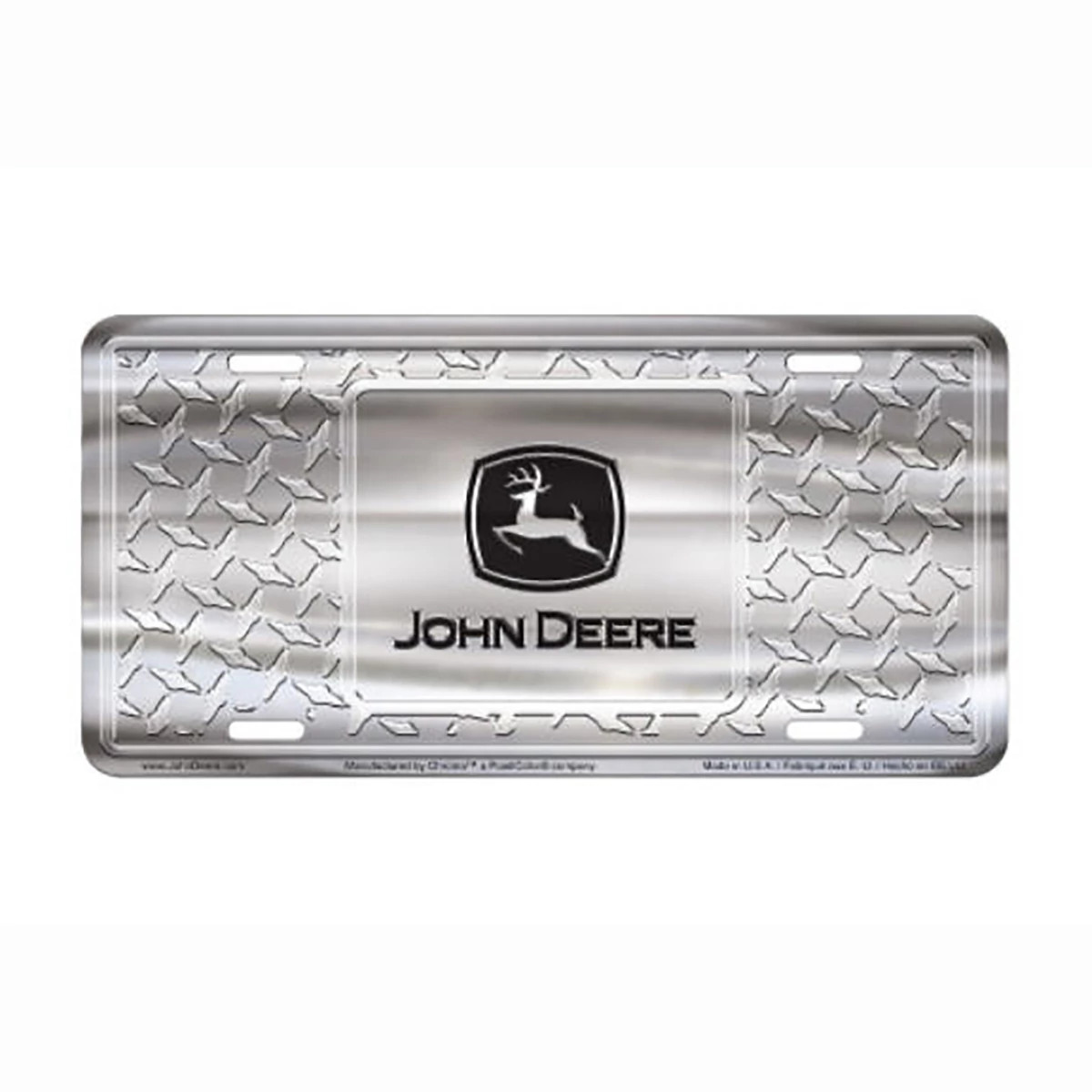 "Diamond Plate License Plate"