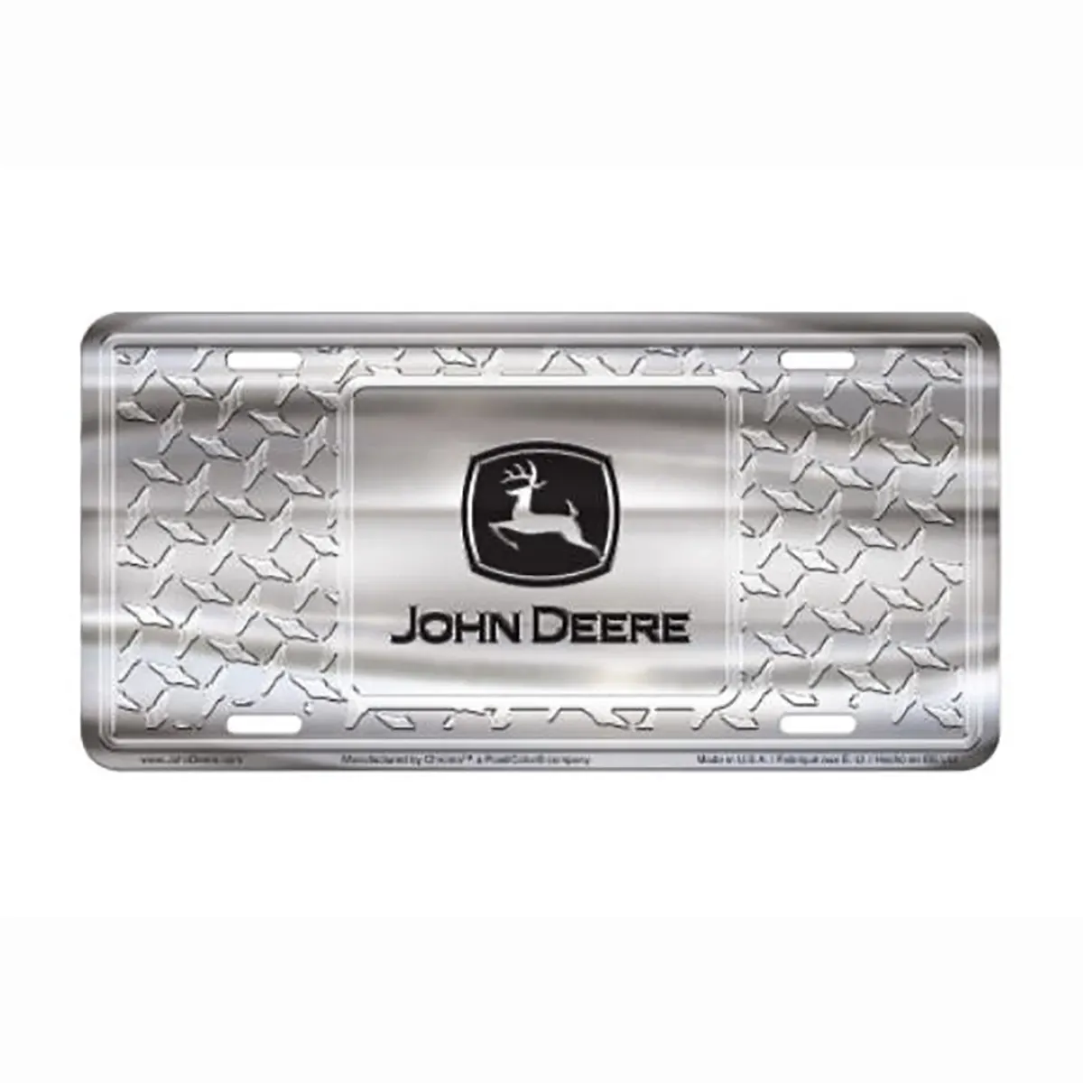 "Diamond Plate License Plate"