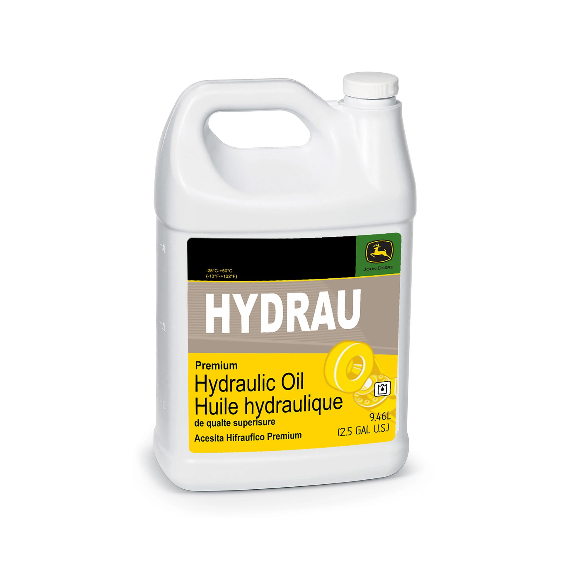 John Deere Hydraulic Oil, Hydrau™, ISO 68, 9.46 Liter (2.5 Gallon) - TY27366