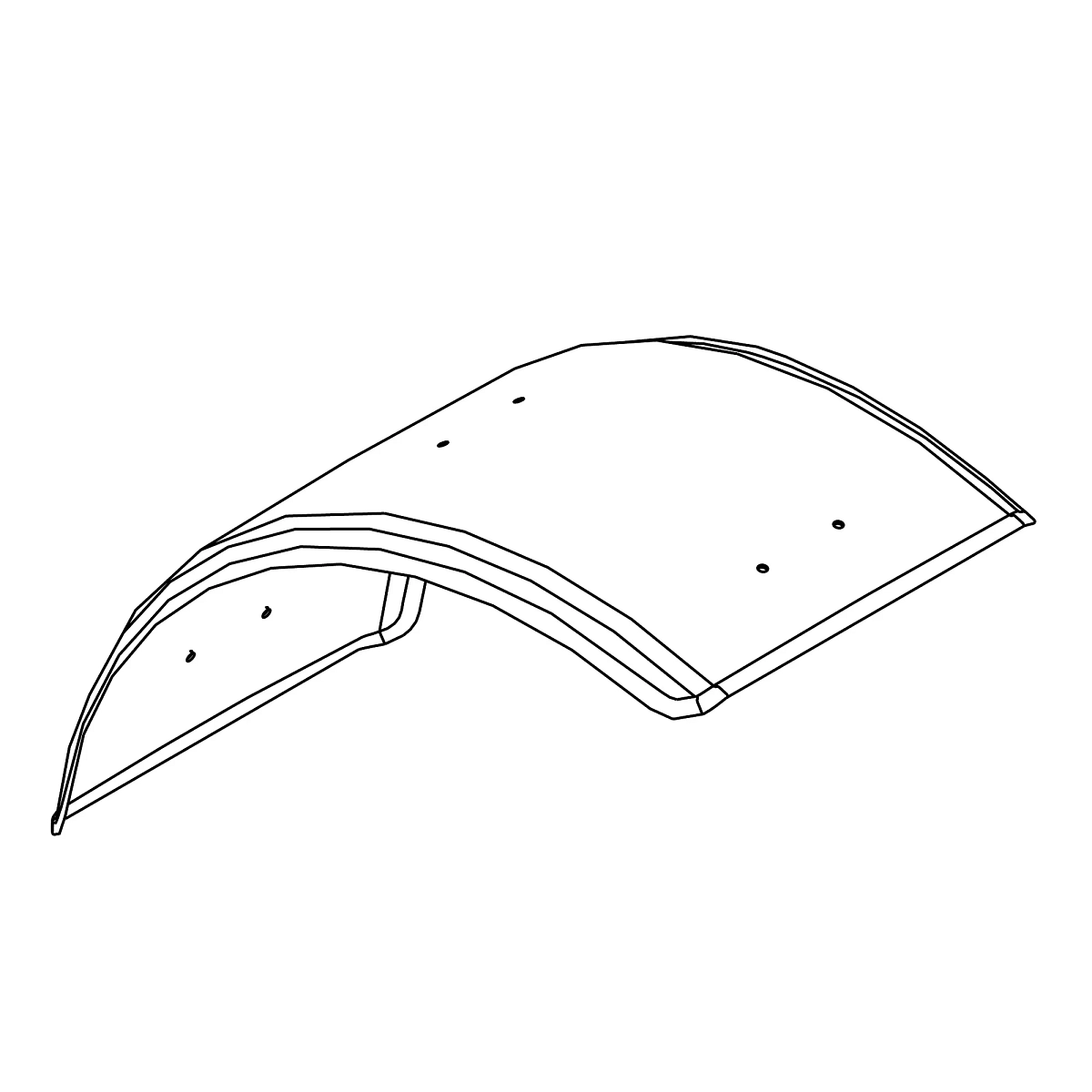 Fender Roof W 620 / L 1560 / R 810