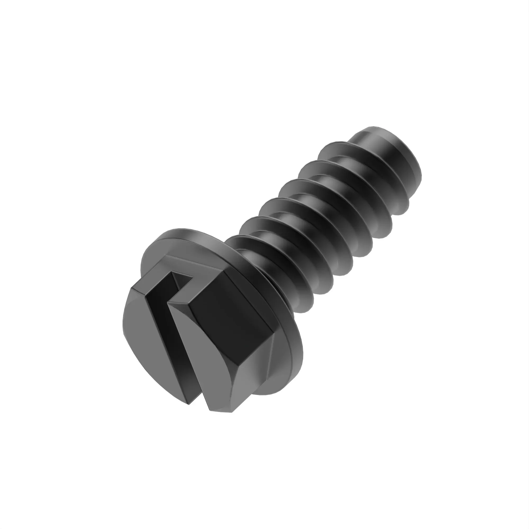 Screw, Slftpg, Spd Thd, Sltd H Wshr