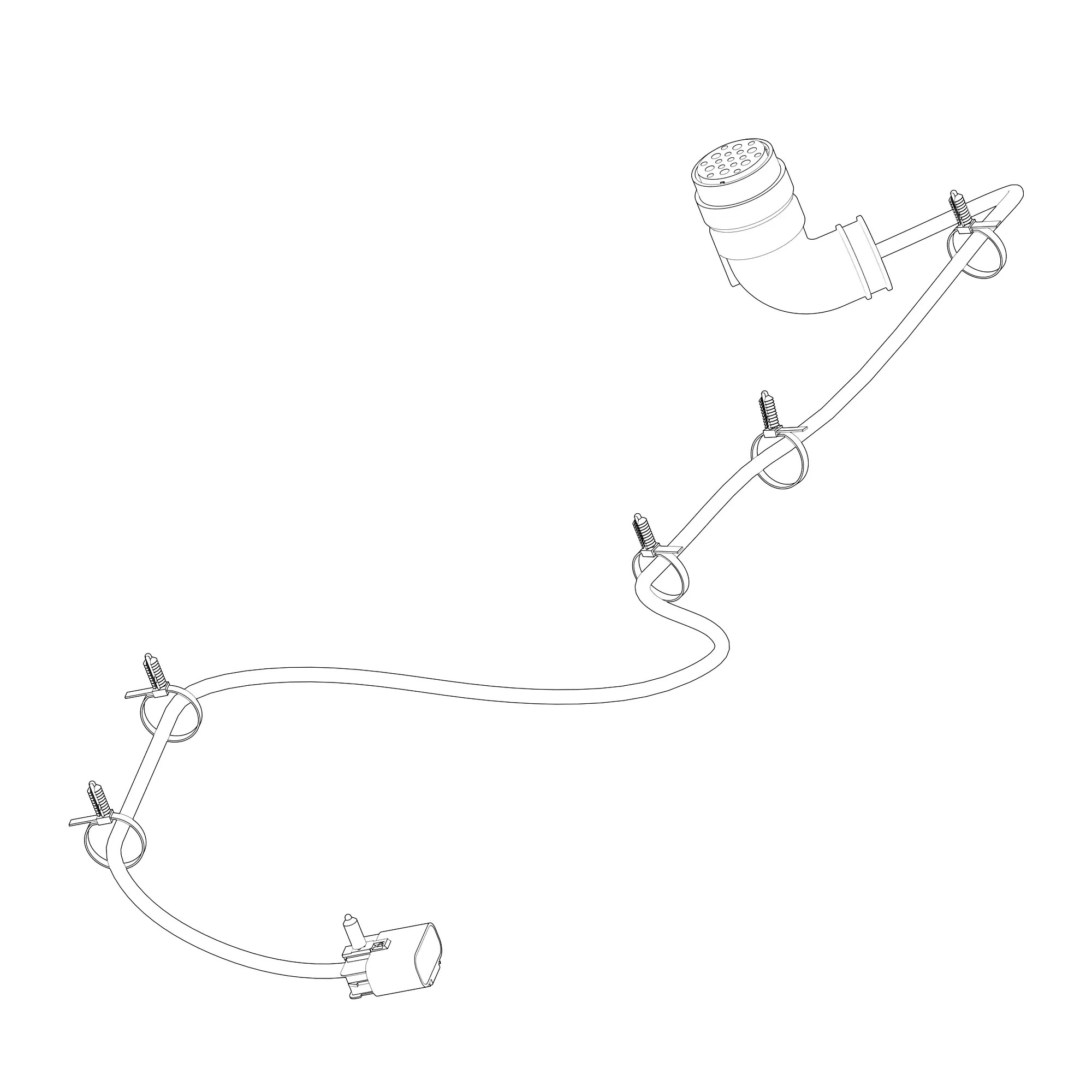 John Deere Advanced PowerCast™ Wiring Harness - AXE40639