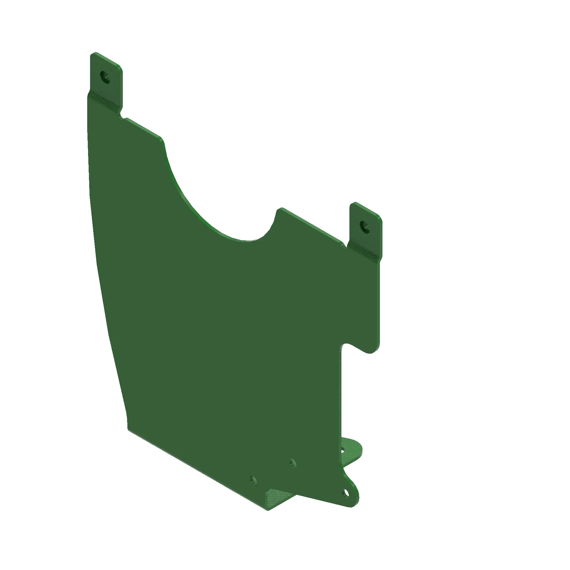 John Deere Left Side PTO Shield Gudgeon Step Pate - RE585005